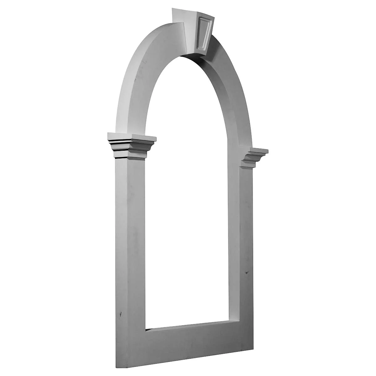 22'IW x 32'IH x 3'P, Gable Vent Louver Trim, Art Deco Style use with GVCA22X32