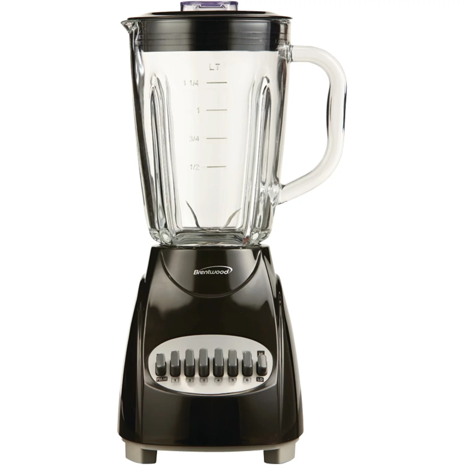Brentwood Appliances JC-500 2-Speed Electric Juice Extractor and JB-920B 42-Ounce 12-Speed + Pulse Electric Blender with Glass Jar (Black) Bundle