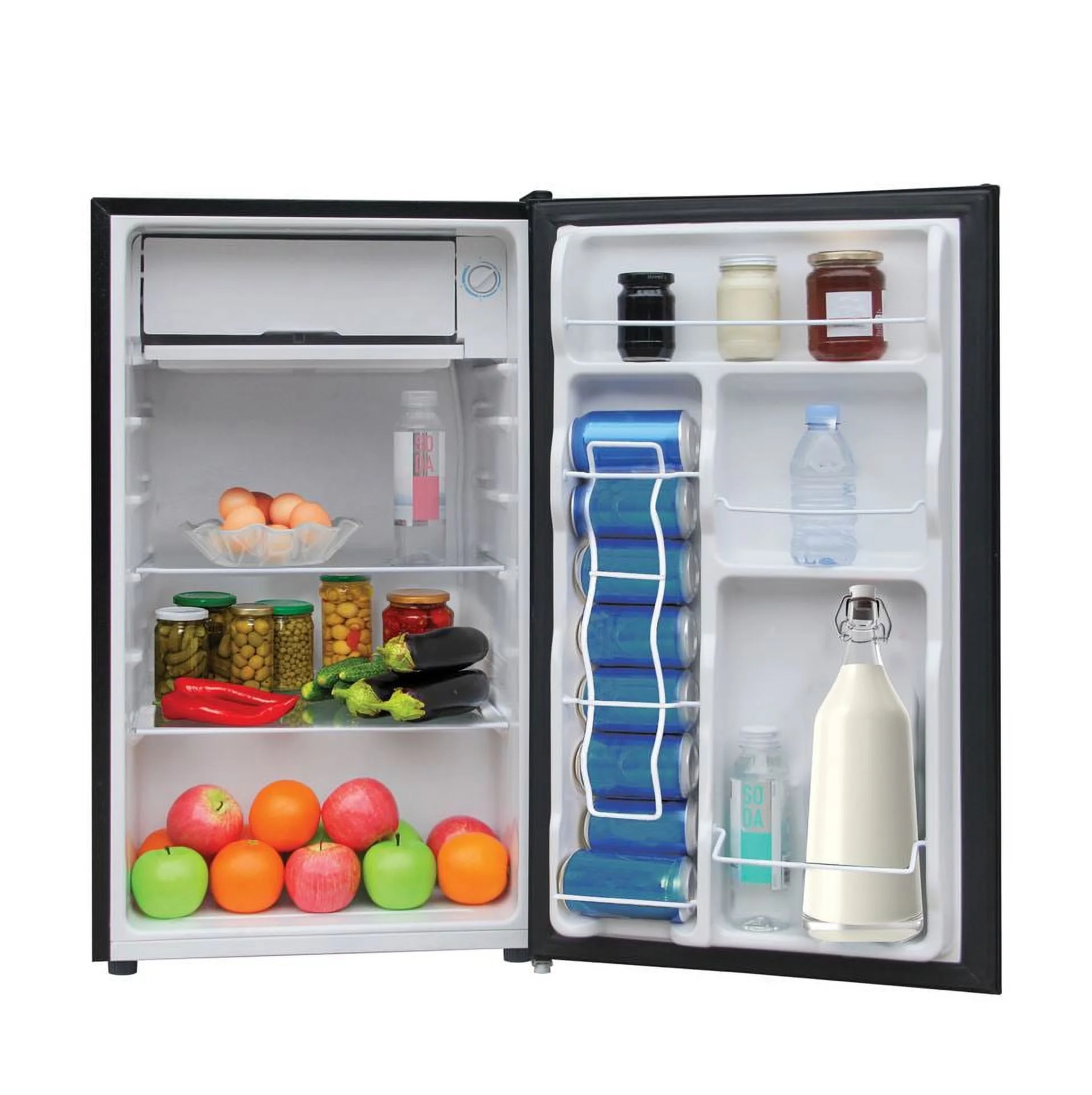 Hamilton Beach Hbf3200black 3.2 Cu Ft Retro Bar Refrigerator - Black
