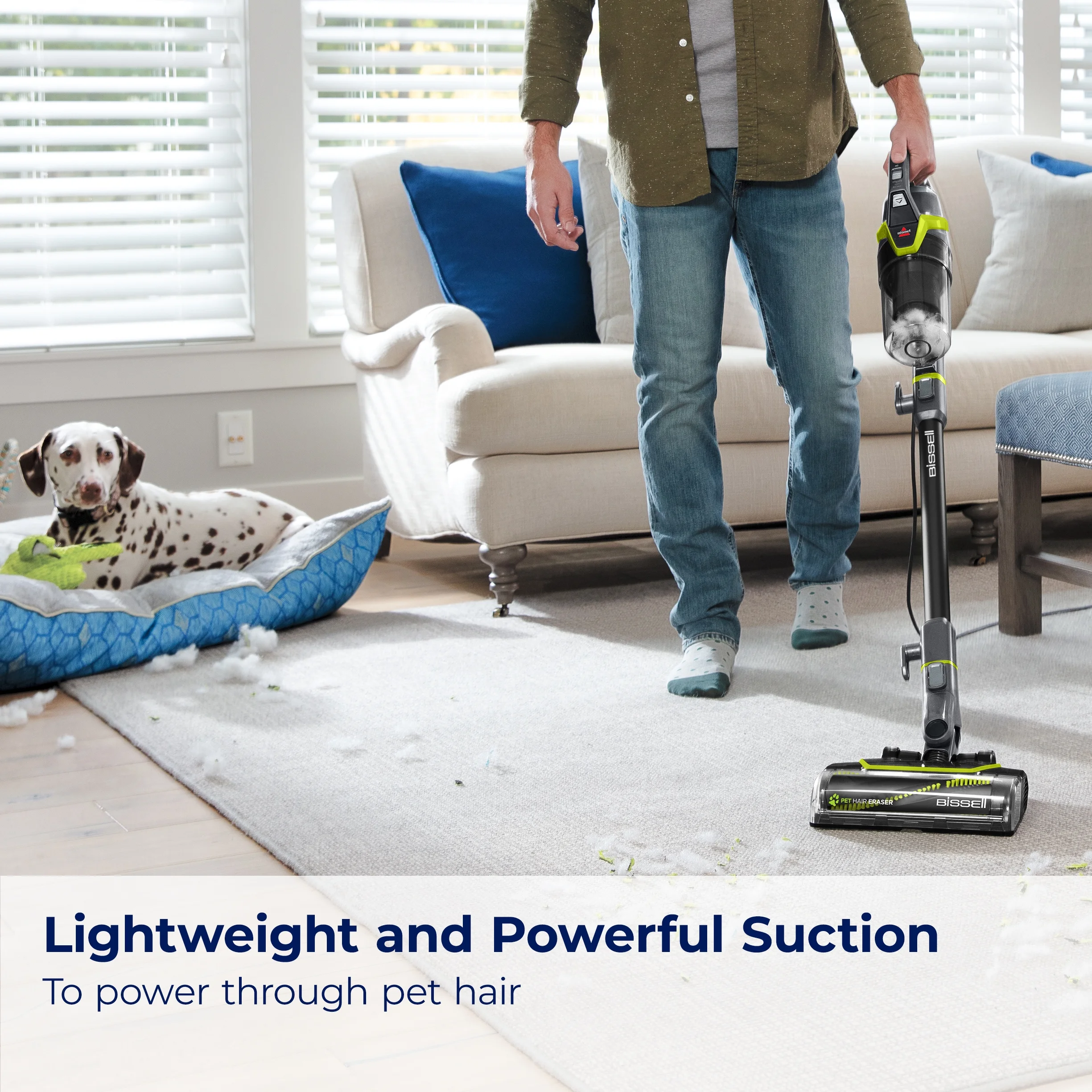 BISSELL Pet Hair Eraser Slim Corded Vacuum Cleaner 3875