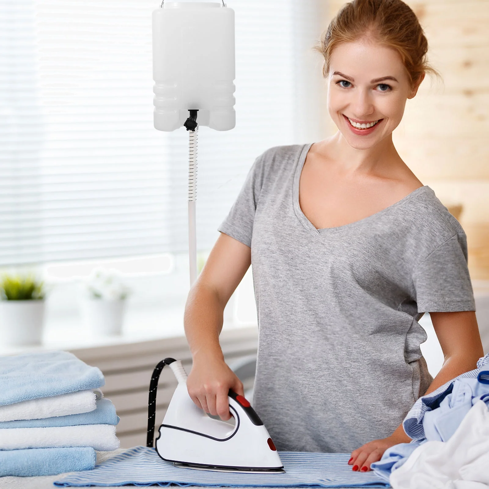 Handheld Garment Steamer Water Bottle Clothes Iron Electric Tank Steel Stainless Tube Travel Plastic 2 Sets