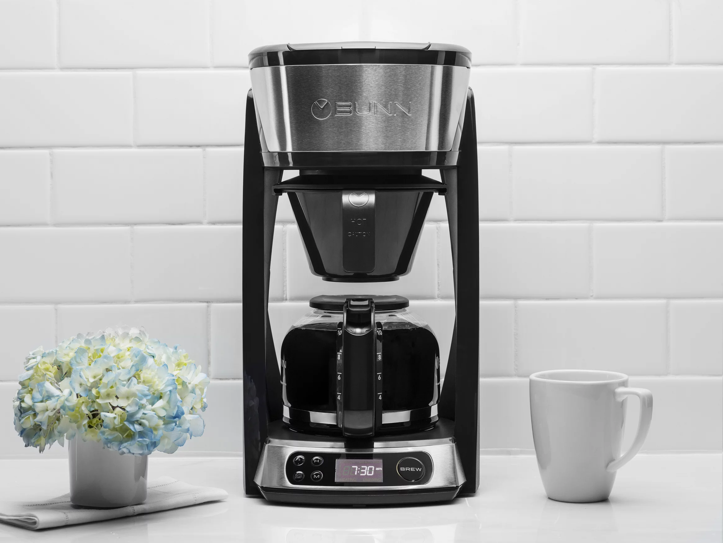 BUNN HB Stainless Steel 10 Cup Drip Coffee Maker (Condition: New)