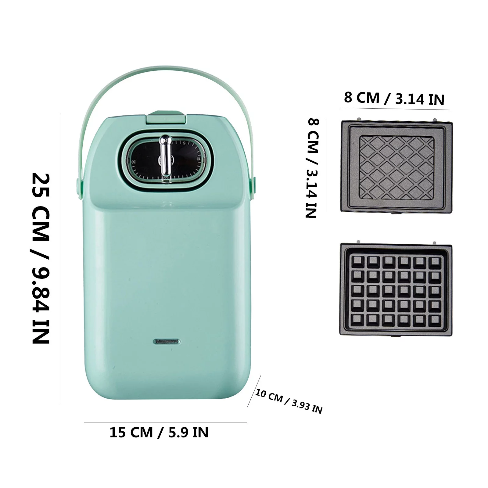 AQITTI Home Textile Sandwich Maker Net Red Light Food Maker Breakfast Maker Clip Le Multi-Fun Home Decoration Suitable for Living Room and Bedroom