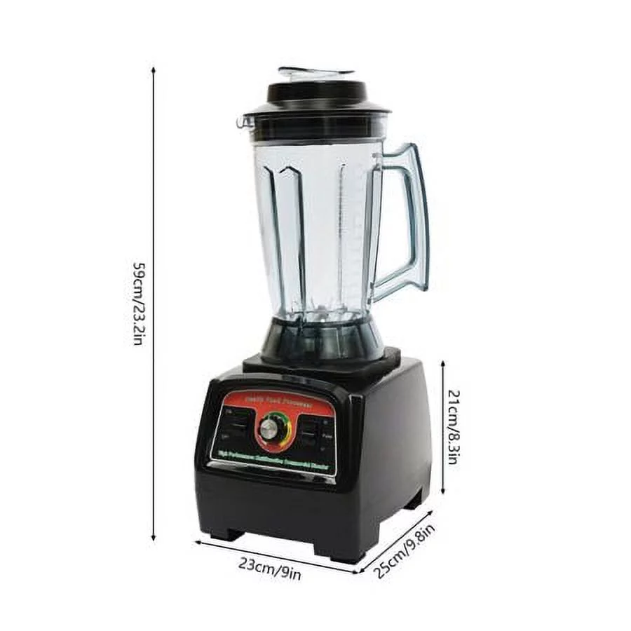 3.9L Commercial Countertop Blender High Speed Mixer Ice Crusher Juicer Food Process 3.3HP 2800W