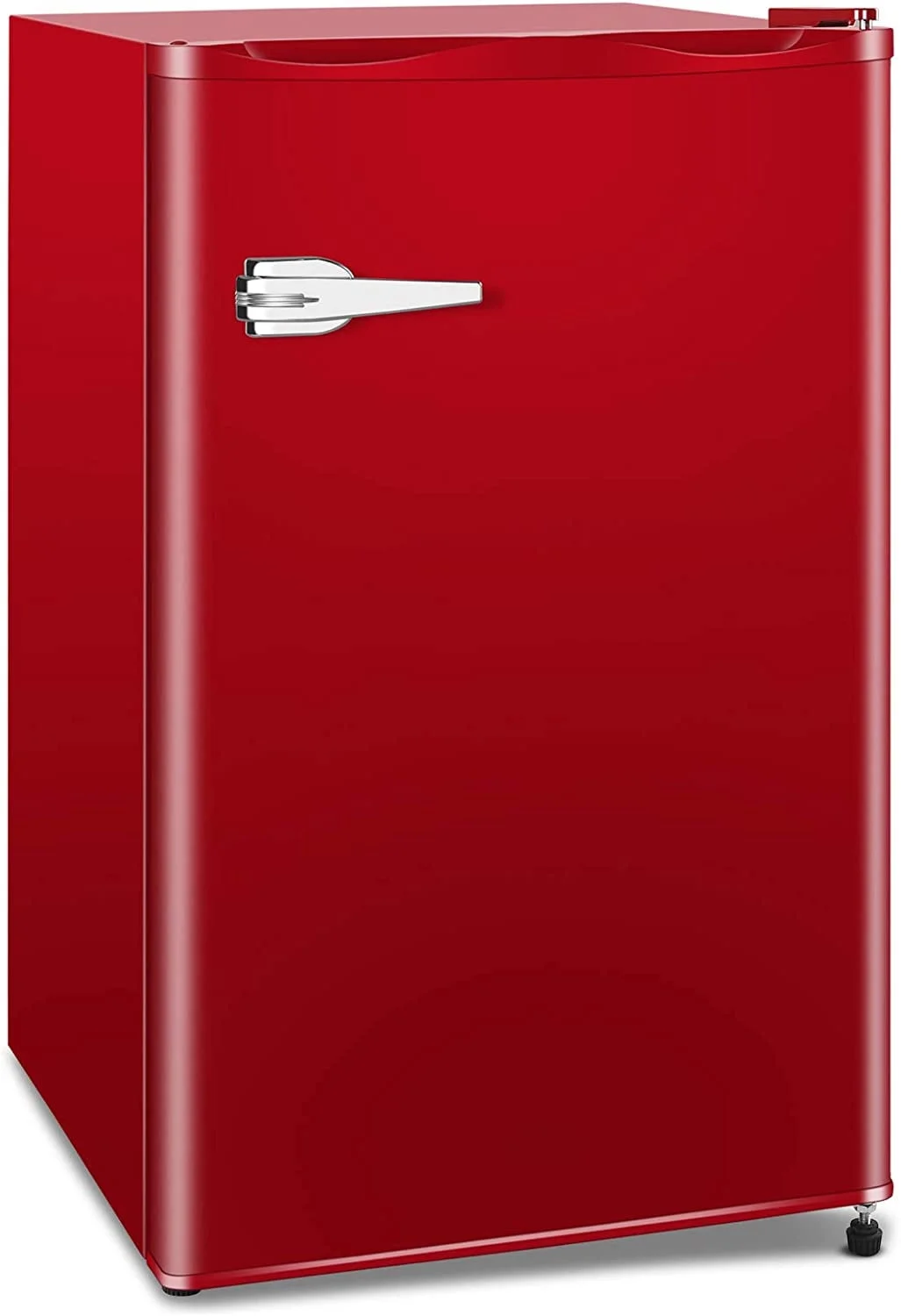 Fornido 2.3 Cu.ft mini refrigerator,Freestanding Mini Freezer with Reversible Door & Removable Shelf & Adjustable Temperature Control, Upright Compact Freezer for Home/Office/Dormitory (Black)