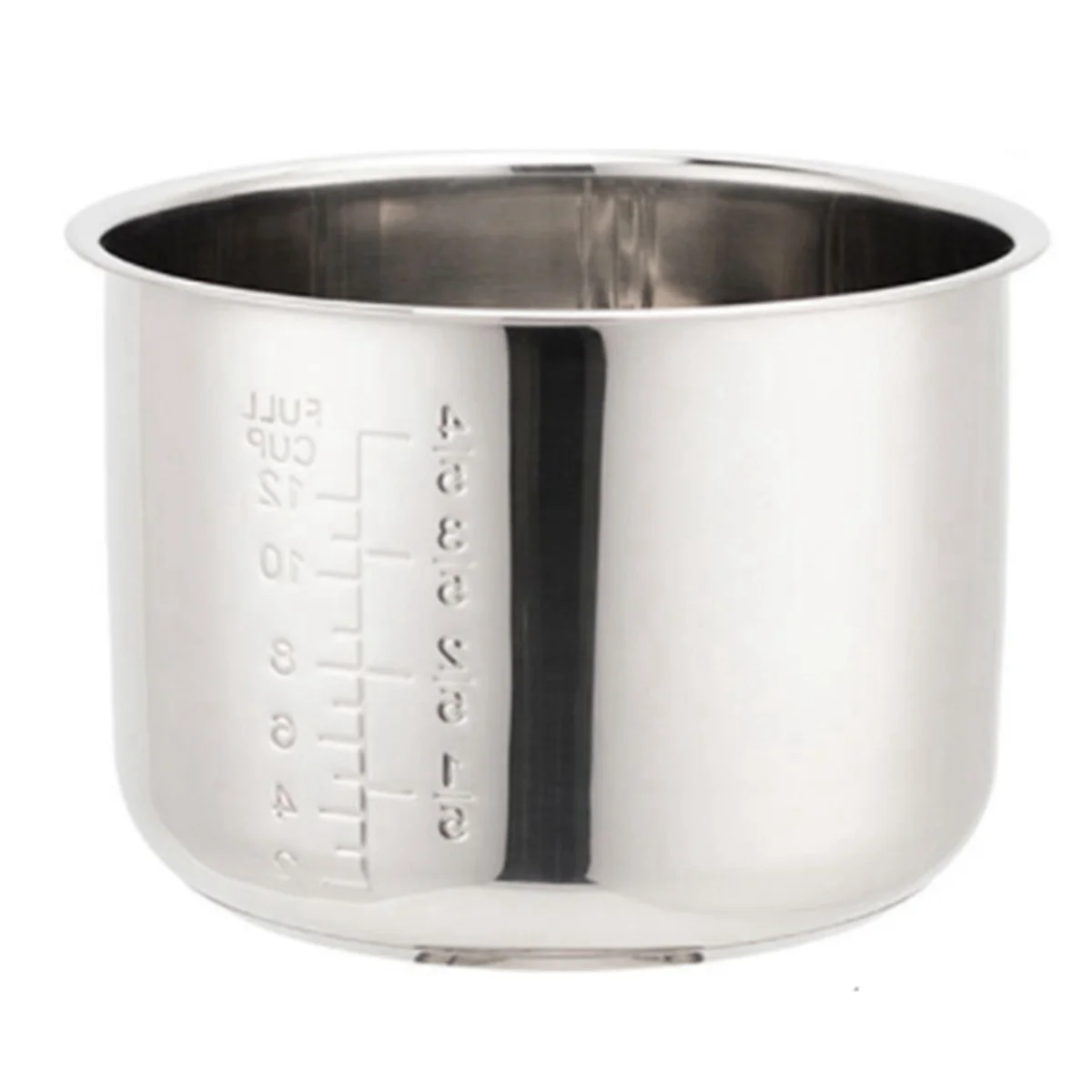 2X 6L Pressure Cooker Inner Pot Rice Pressure Cooker Stainless Steel Inner Pot Pressure Cooker