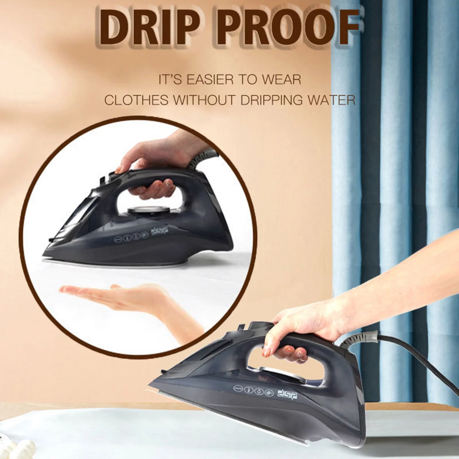 Dadatutu Handheld Electric Iron Household Steam Hanging Ironing Machine, Small Ironing Machine Ironing Clothes Dormitory