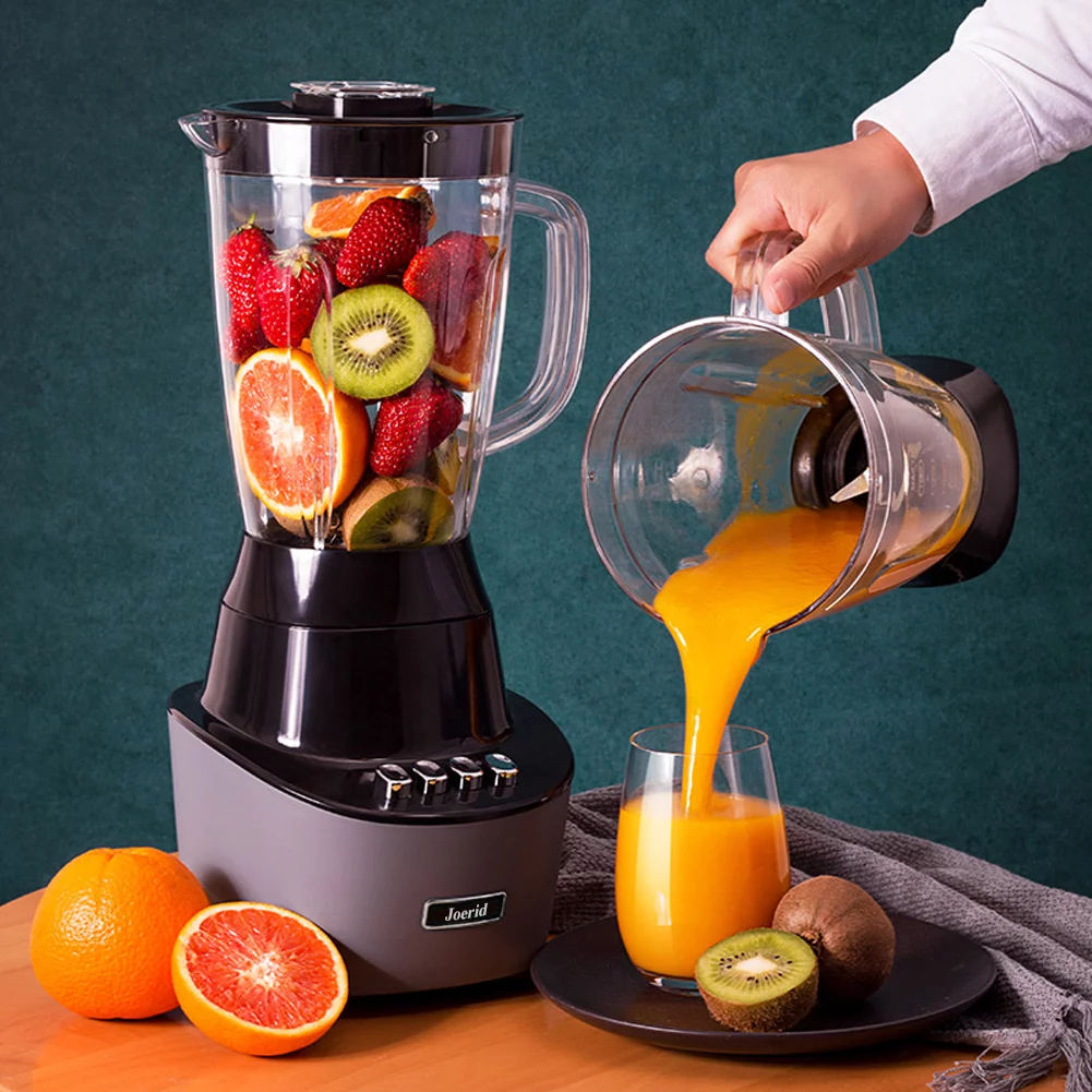Joerid Electric Fruit Squeezers for Household Purposes, Portable Electrical Juice with 4 Blades
