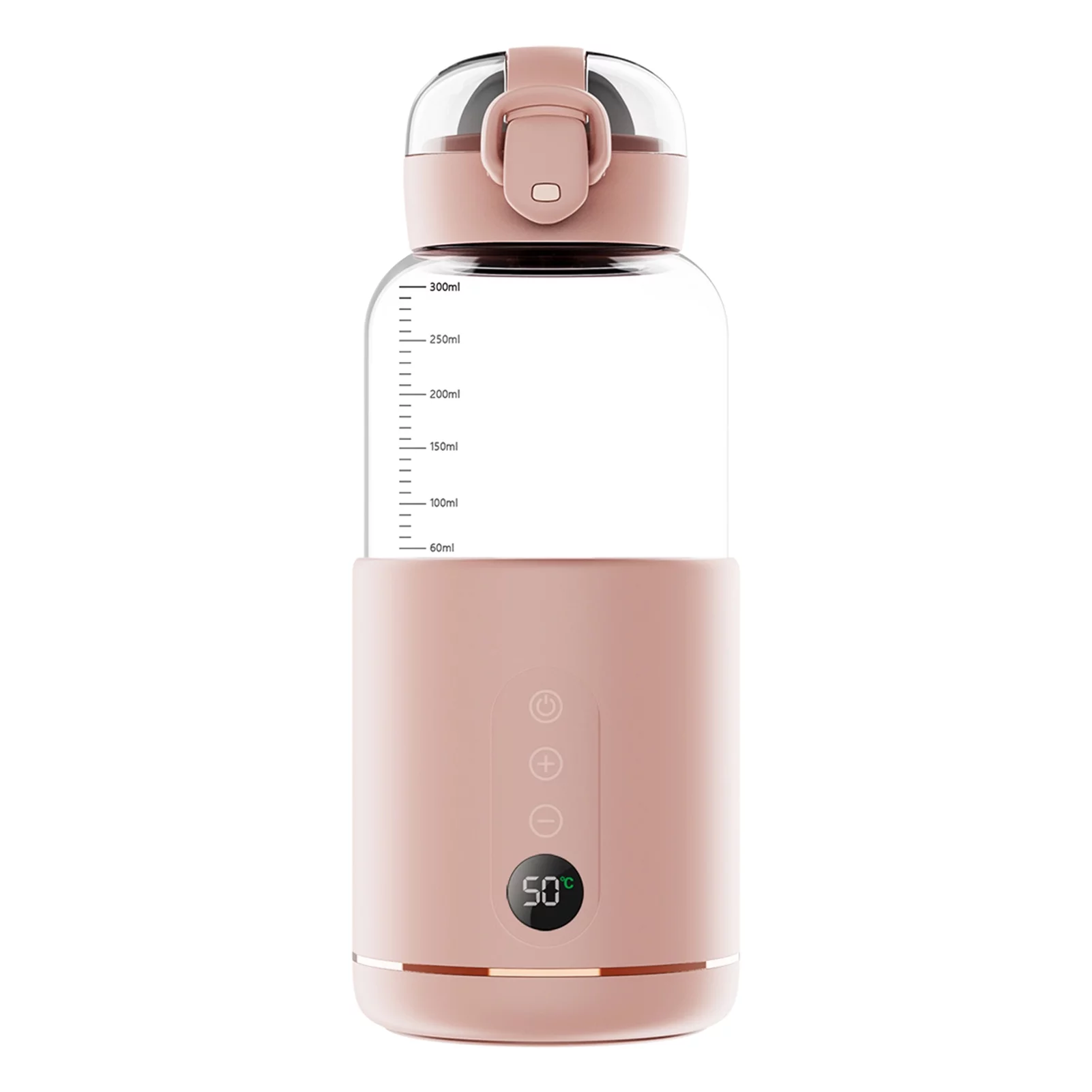 Andoer Wireless Instant Water Warmer, 300ml Capacity, Built-in Battery, Portable Electric Kettle for Baby, Car Travel