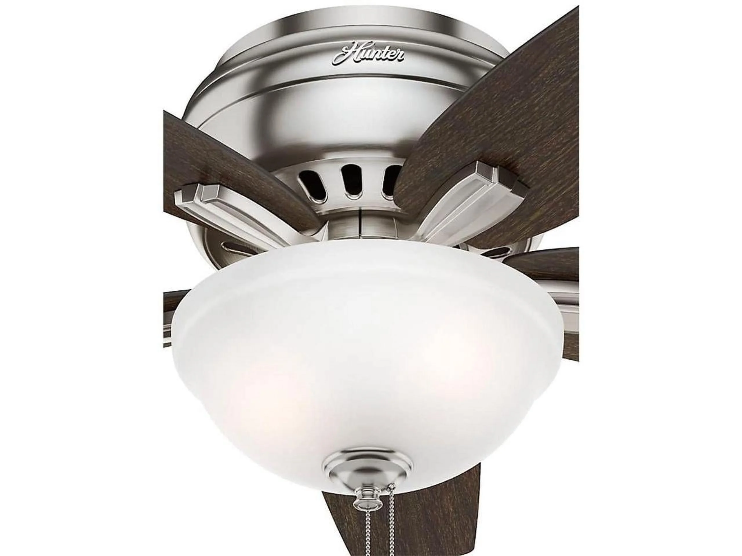 Hunter Fan Company 51082 Newsome 42 Inch Ceiling Fan with Light, Brushed Nickel
