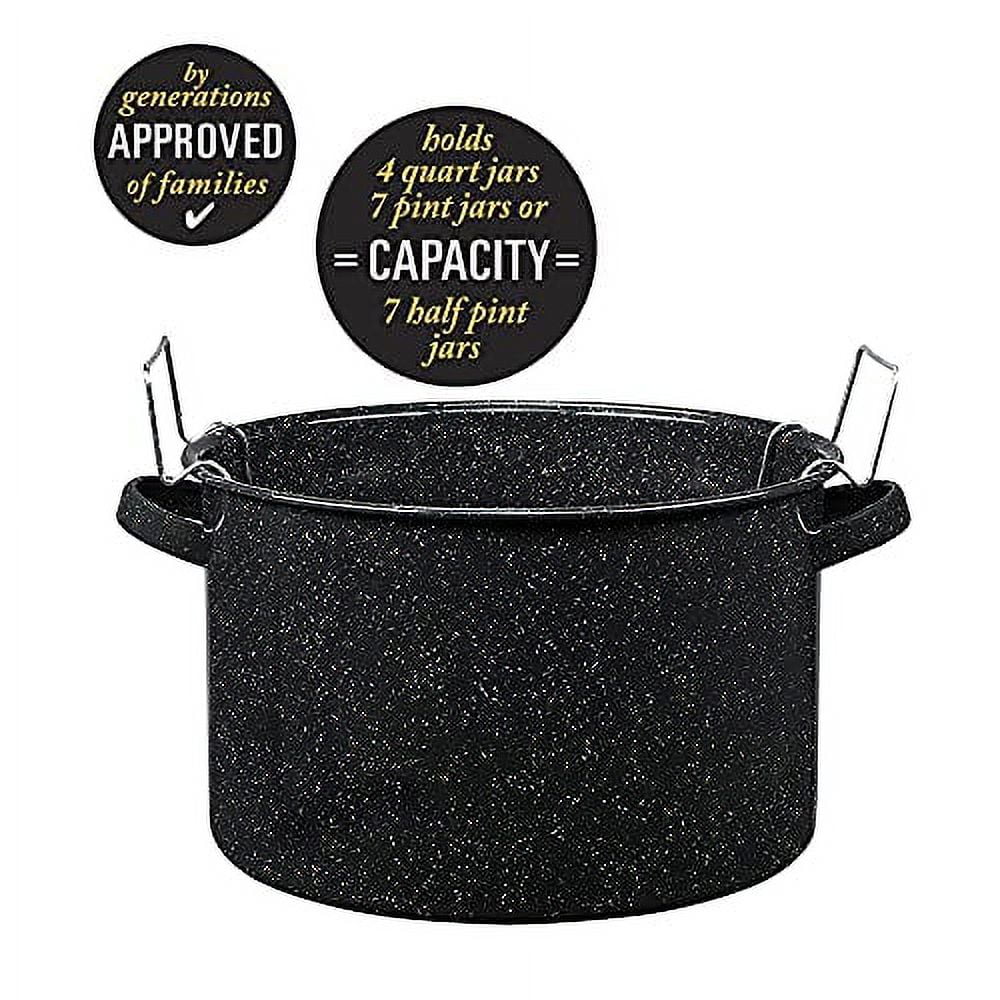 Granite Ware 0706-2 Covered Preserving Canner with Rack, 12-Quart