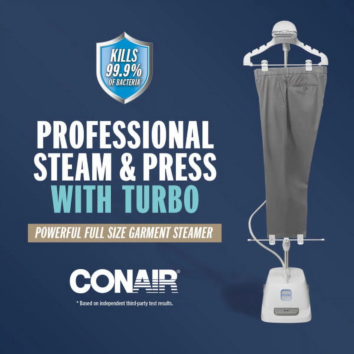 Conair Turbo ExtremeSteam Professional Steam & Press Upright Steamer, Model GS121