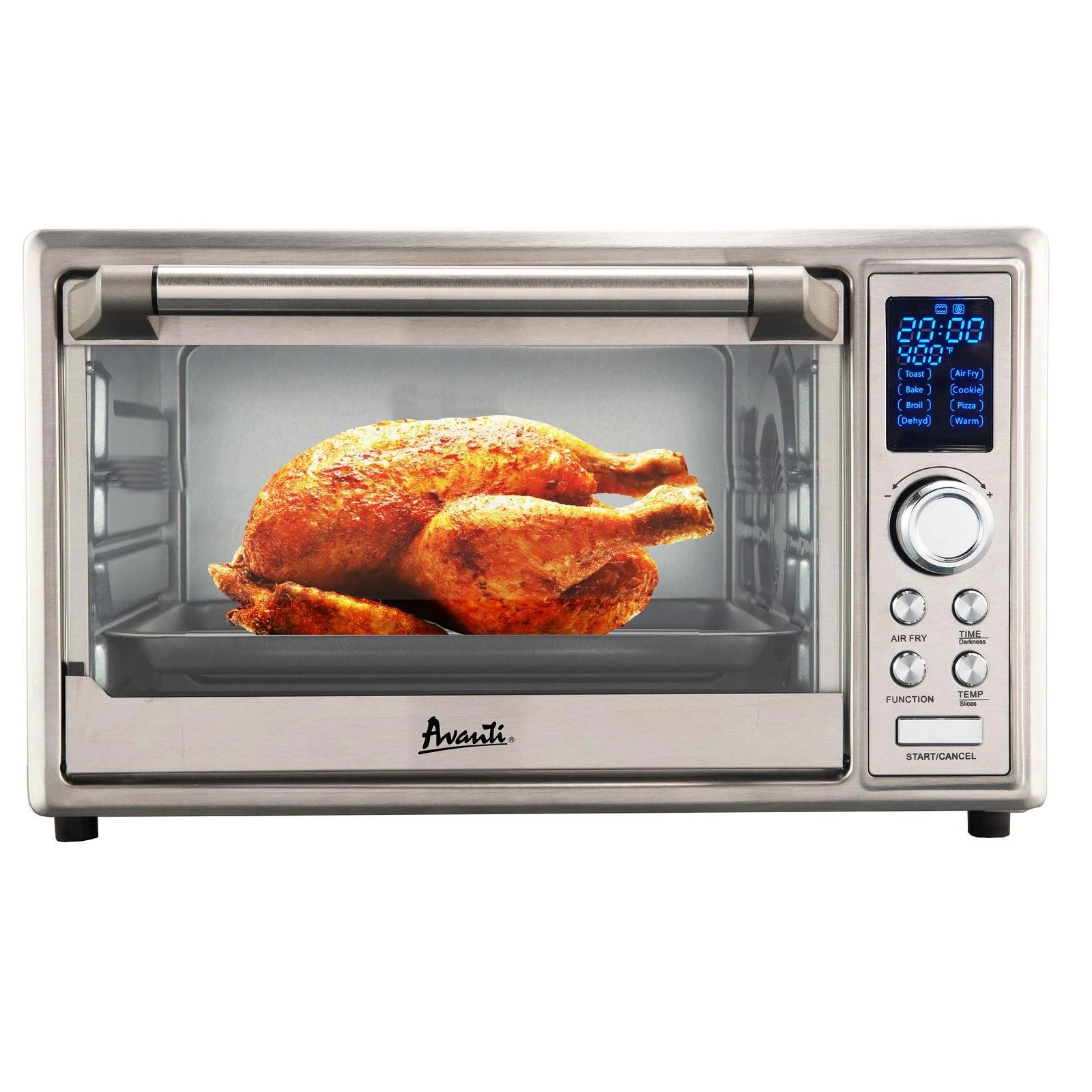 Avanti Air Fryer Portable Oven, 0.8 Cu. Ft., Black