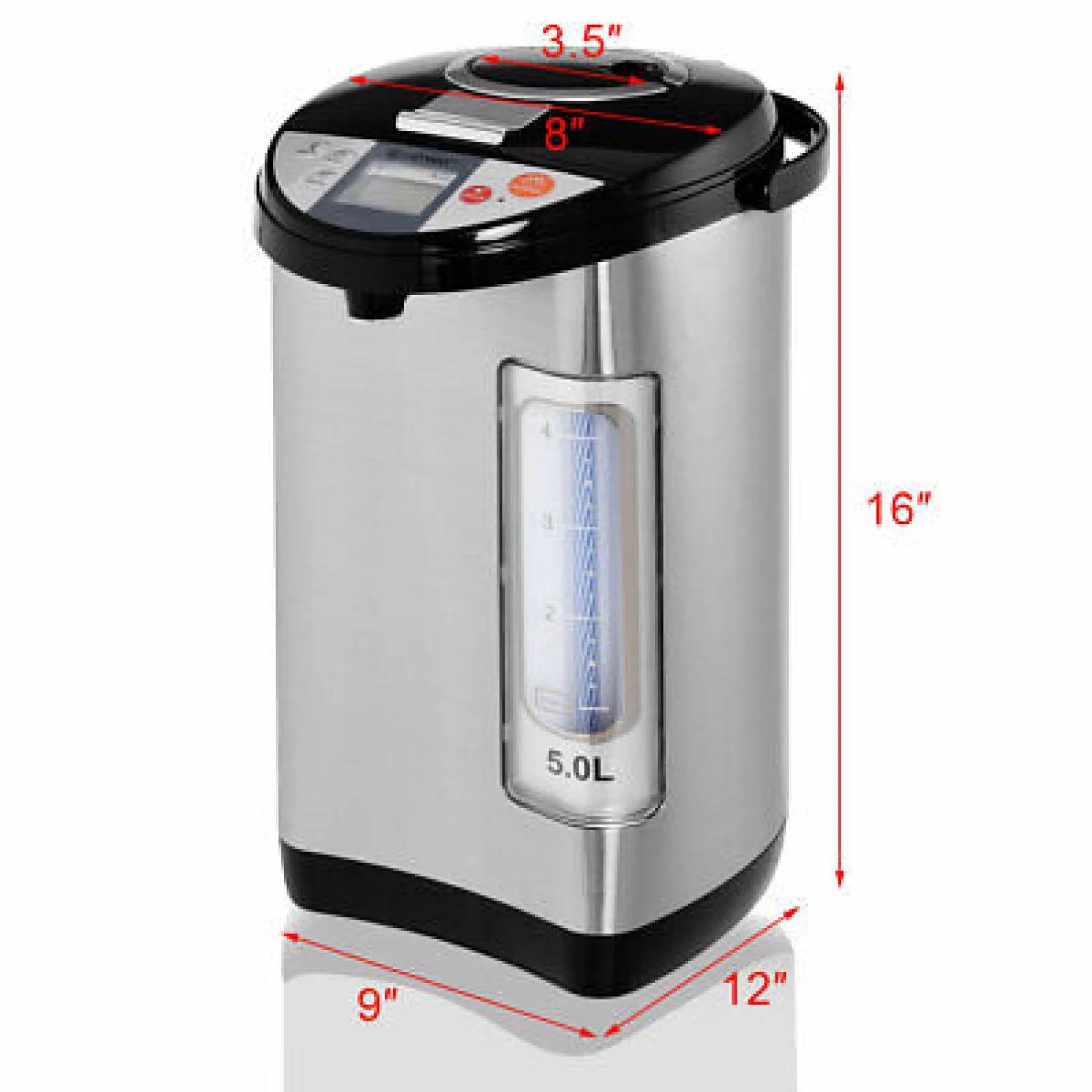 5-Liter Water Boiler Warmer Kitchen Appliance Hot Pot Kettle Hot Water Dispenser