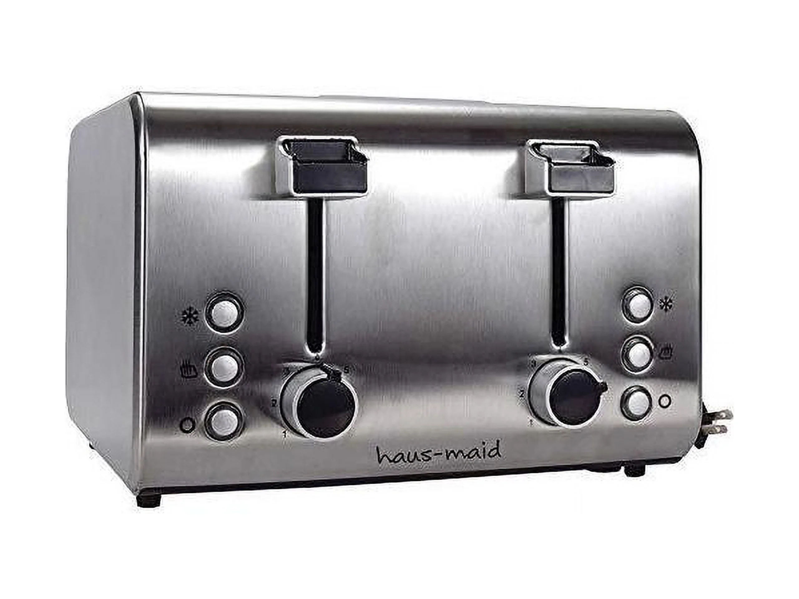Coffee Pro Stainless Steel Haus-Maid 4-Slice Toaster, Gray