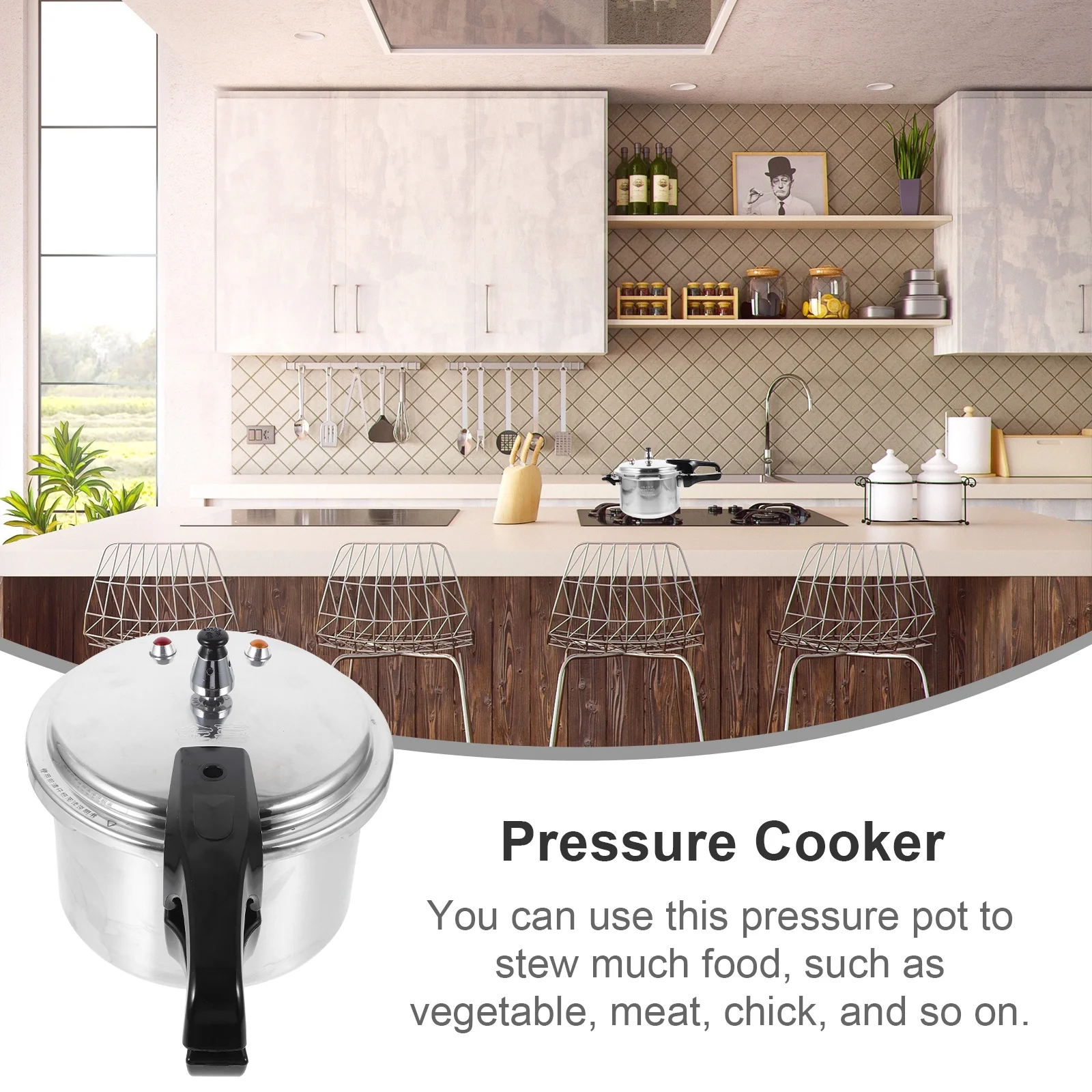 Kitchen Pressure Cooker Kitchen Cooking Pot Pressure Cooker Stew Pressure Pot Kitchen Supply
