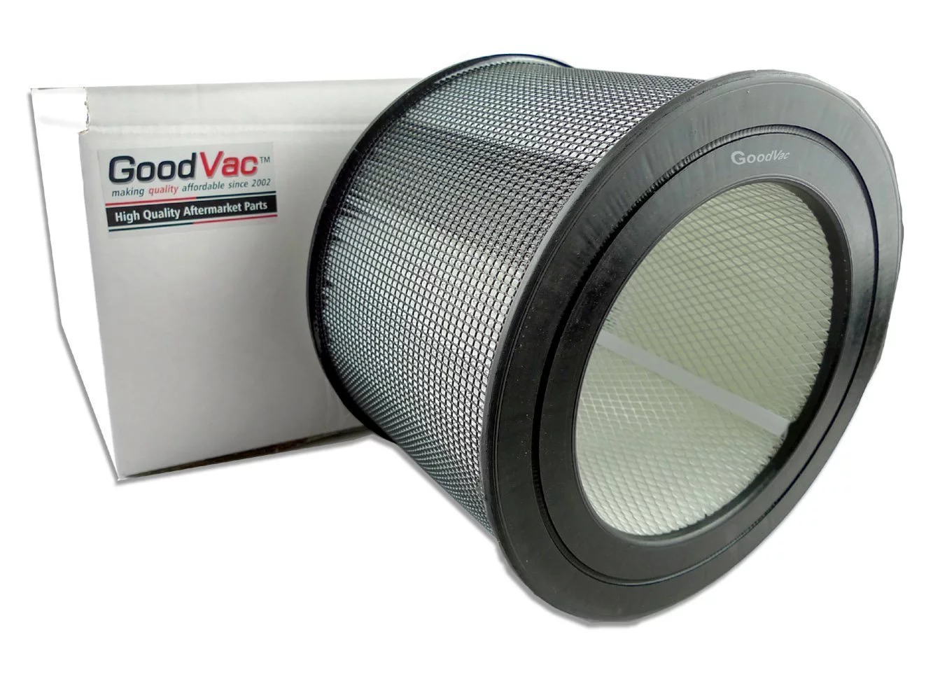 GoodVac Replacement HEPA Filter + 2 Carbon Prefilter Wraps to fit Filter Queen Defender 4000