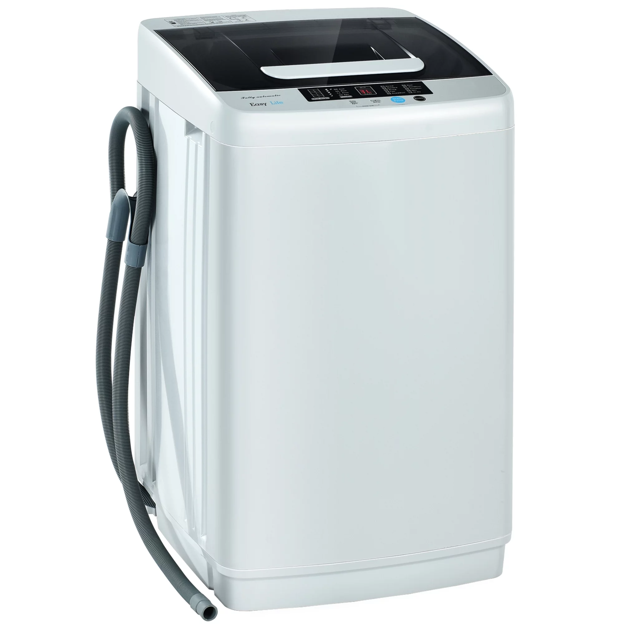 Gymax Portable Compact Laundry Washer Full-Automatic Washing Machine Spin 8.8 lbs