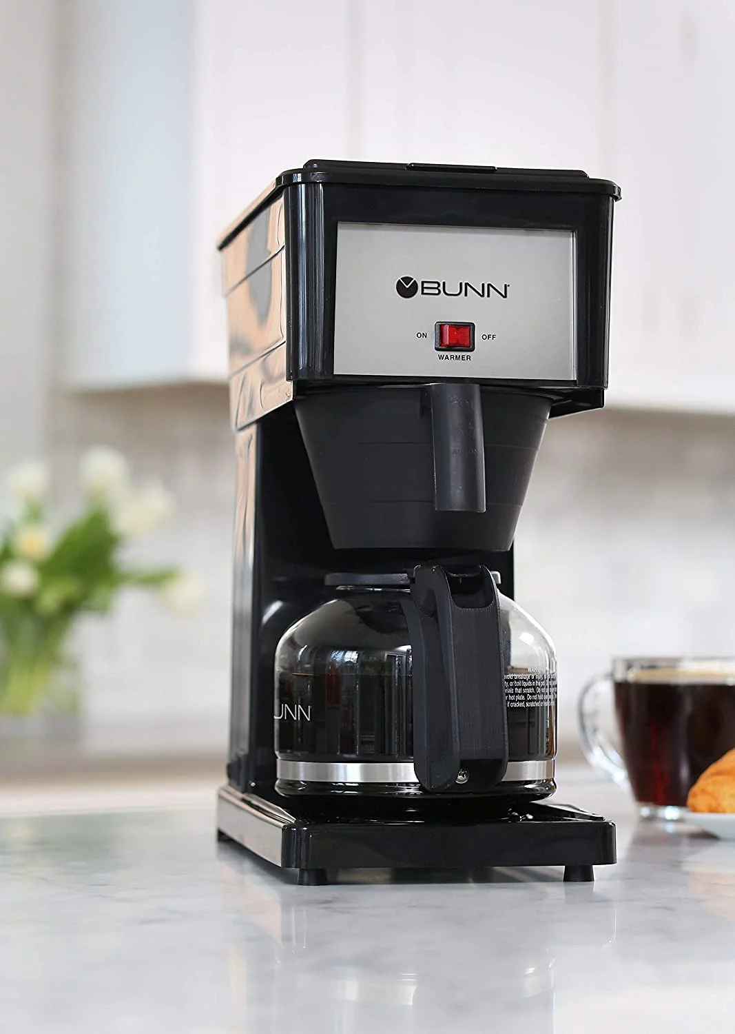 BUNN GRB Velocity Brew 10-Cup Home Coffee Brewer, Black | GRB