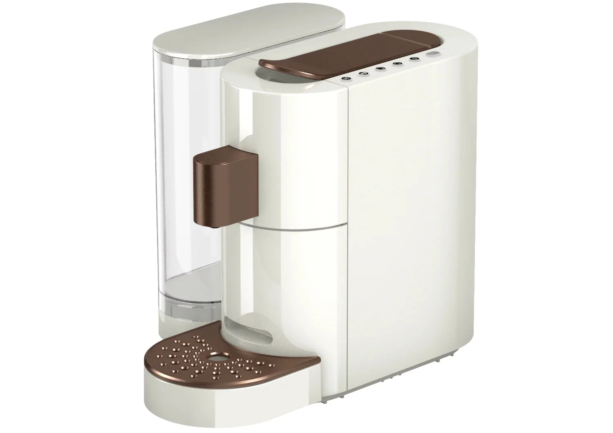 K-fee? Twins II Single Serve Coffee and Espresso Machine (Black/Copper) | Starbucks? Verismo* Compatible