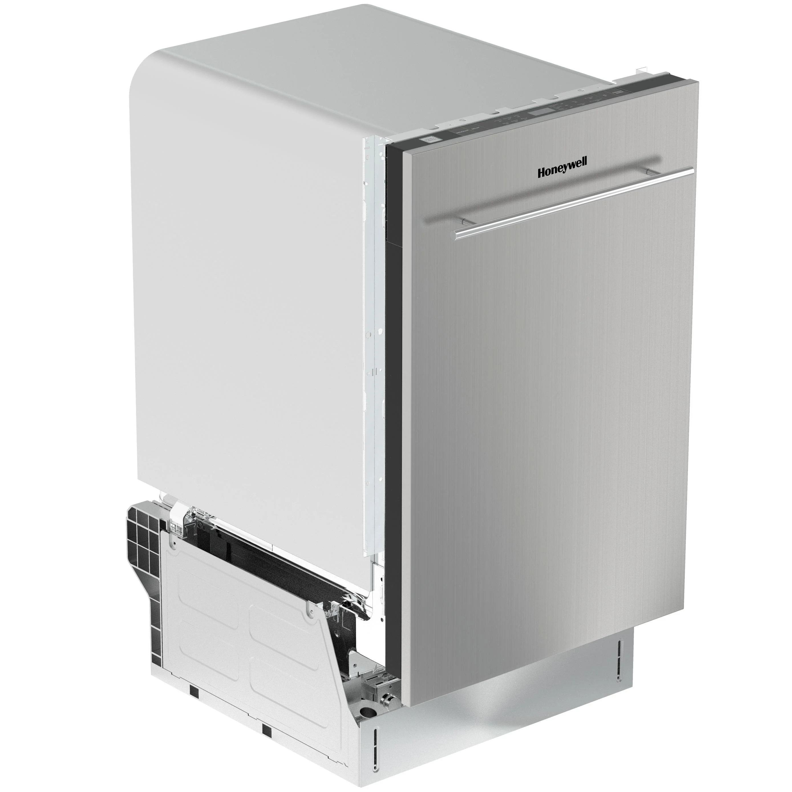 Honeywell 18 In Dishwasher with 8 Place Settings, 6 Washing Programs, Stainless Steel Tub, UL/Energy Star- Stainless Steel