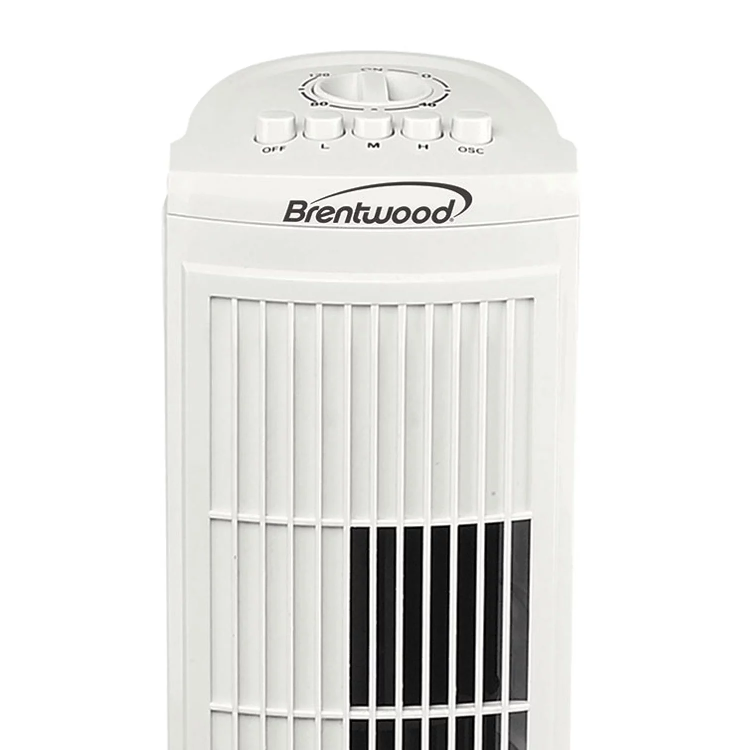 Brentwood Appliances New F-30TW 3-Speed 30in. Tall and 10.25 Length Oscillating Tower Fan - White