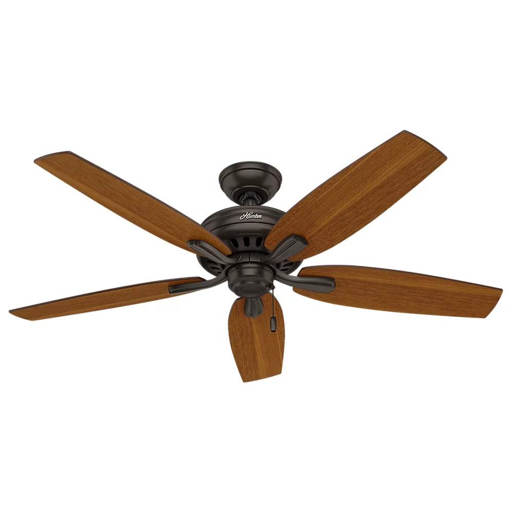 Hunter 52' Newsome Premier Bronze Ceiling Fan with Pull Chain