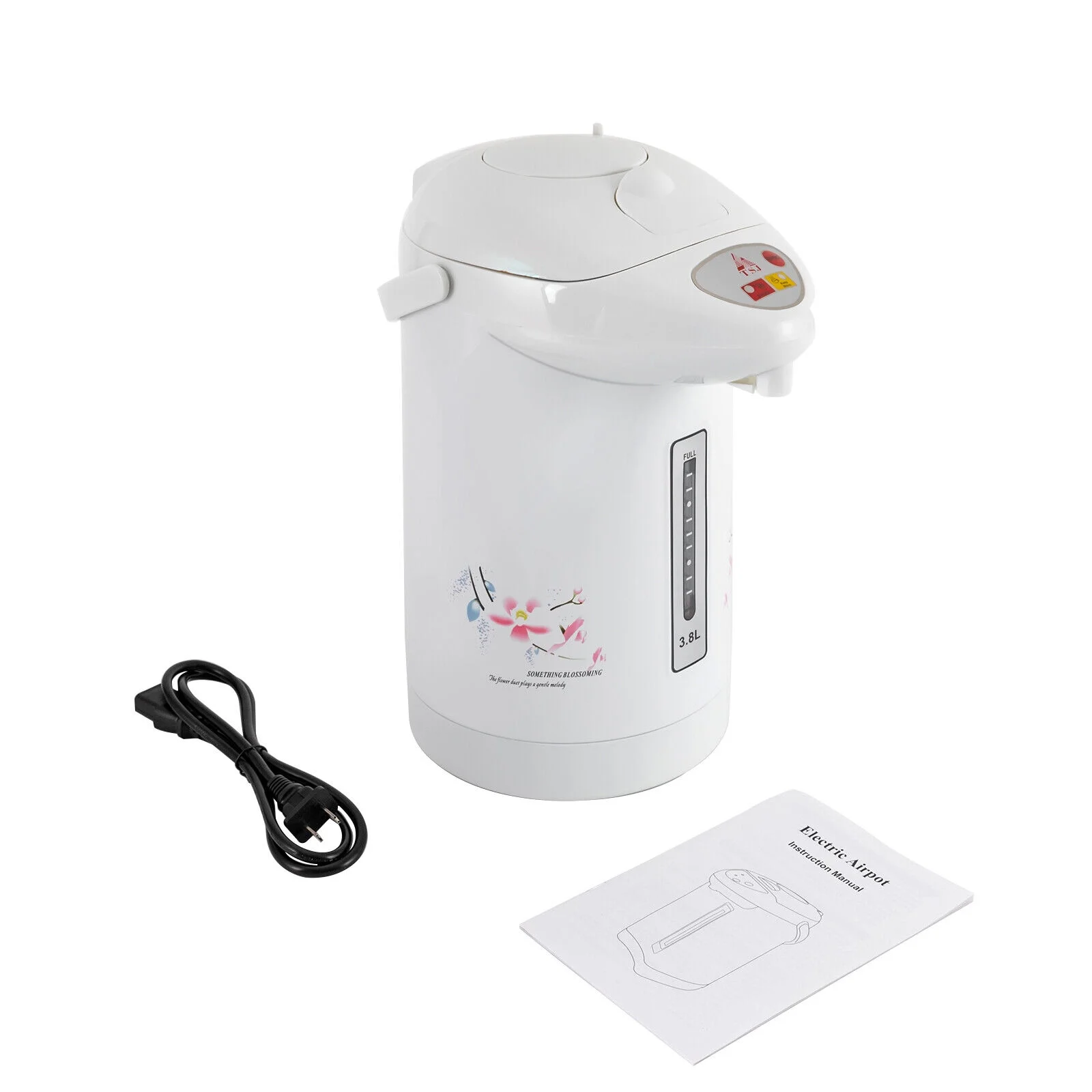 3.8 L Electric Kettle Dual-Pump Hot Water Dispenser Keep Warm Setting (12-Cup)