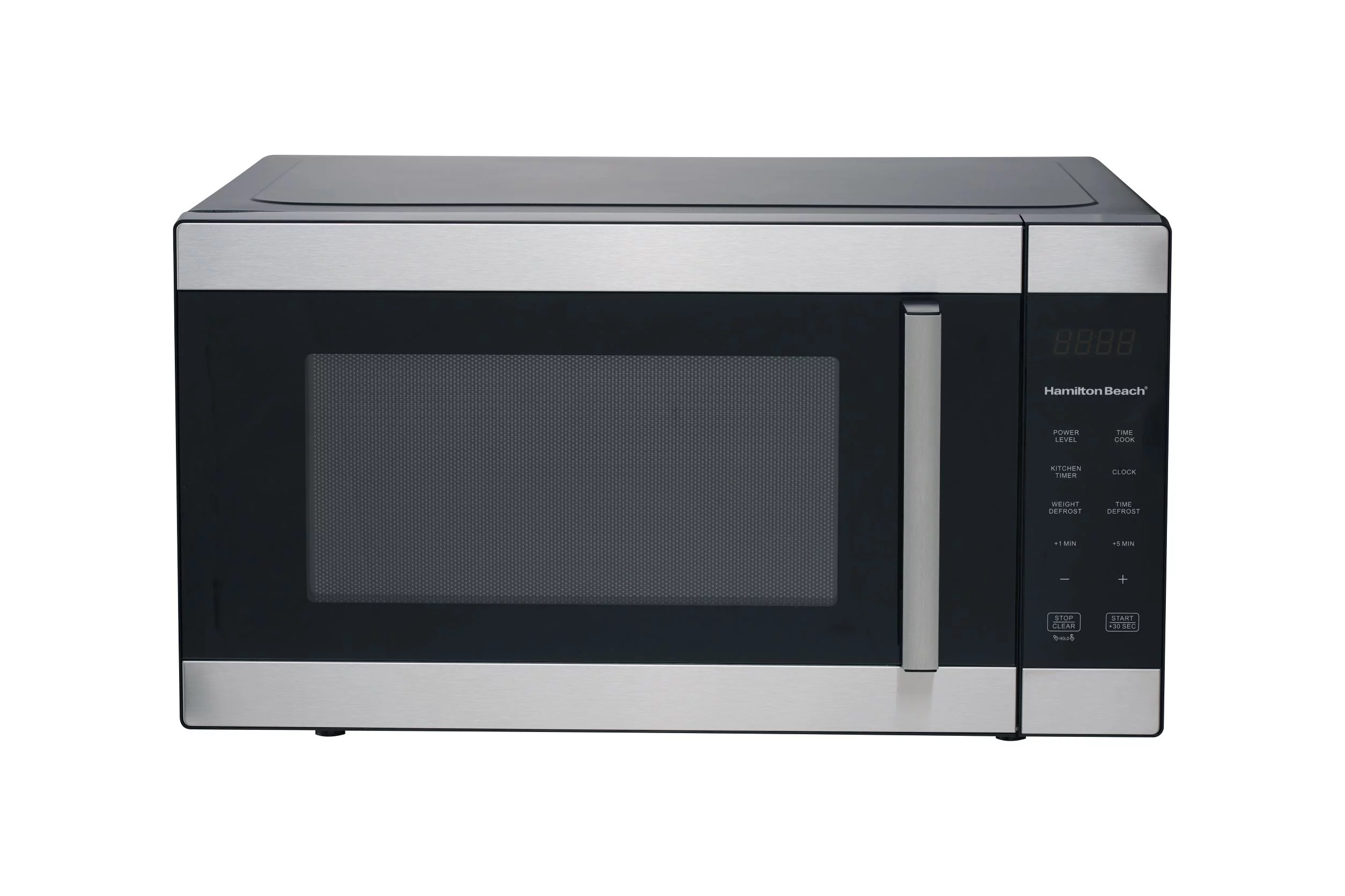Hamilton Beach 1.6 Cu ft Sensor Cook Countertop Microwave Oven, 1100 Watts, Stainless Steel, New