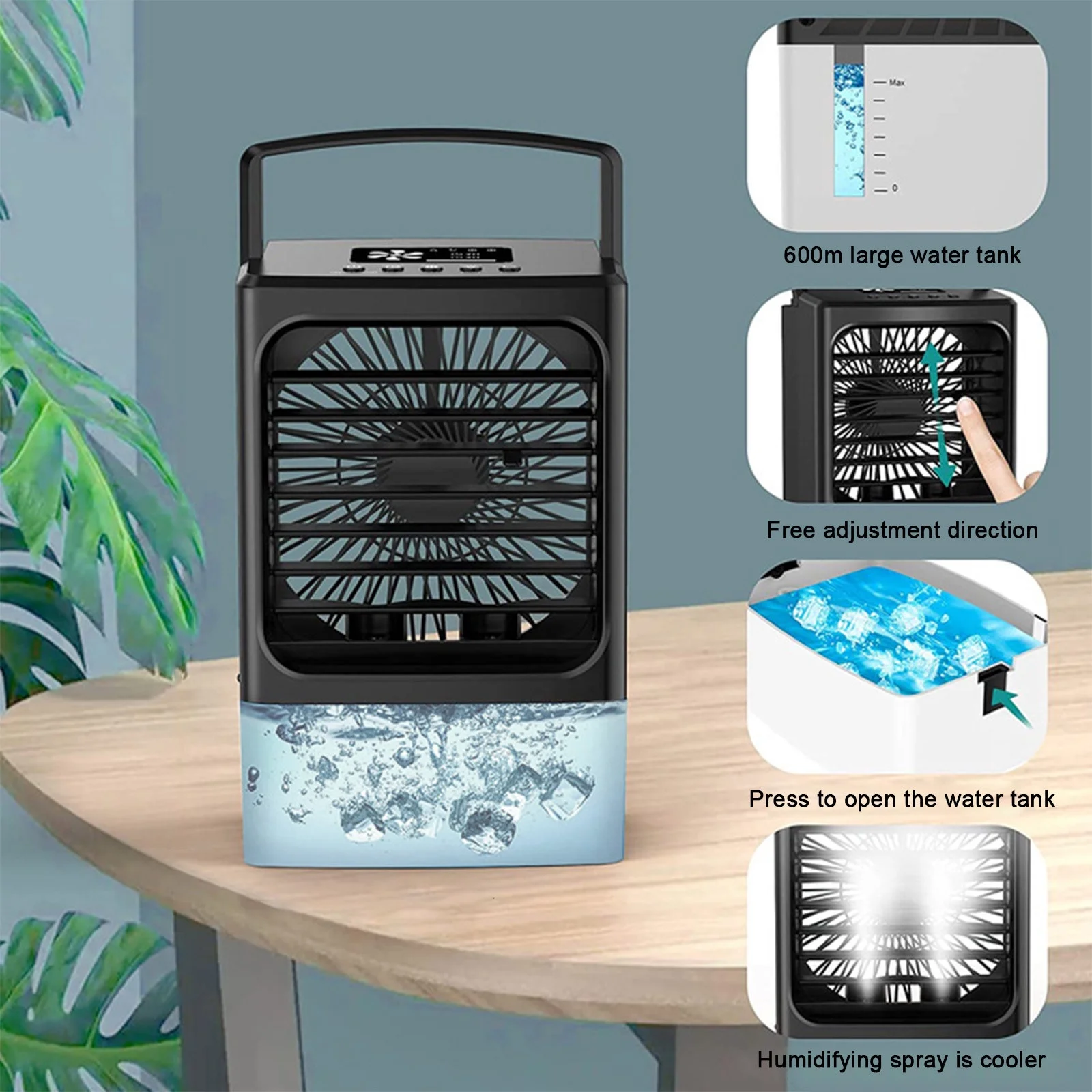 Ac For Bedroom Portable Conditioner Fan Rechargeable Evaporative Portable Cooler With Personal Cooler