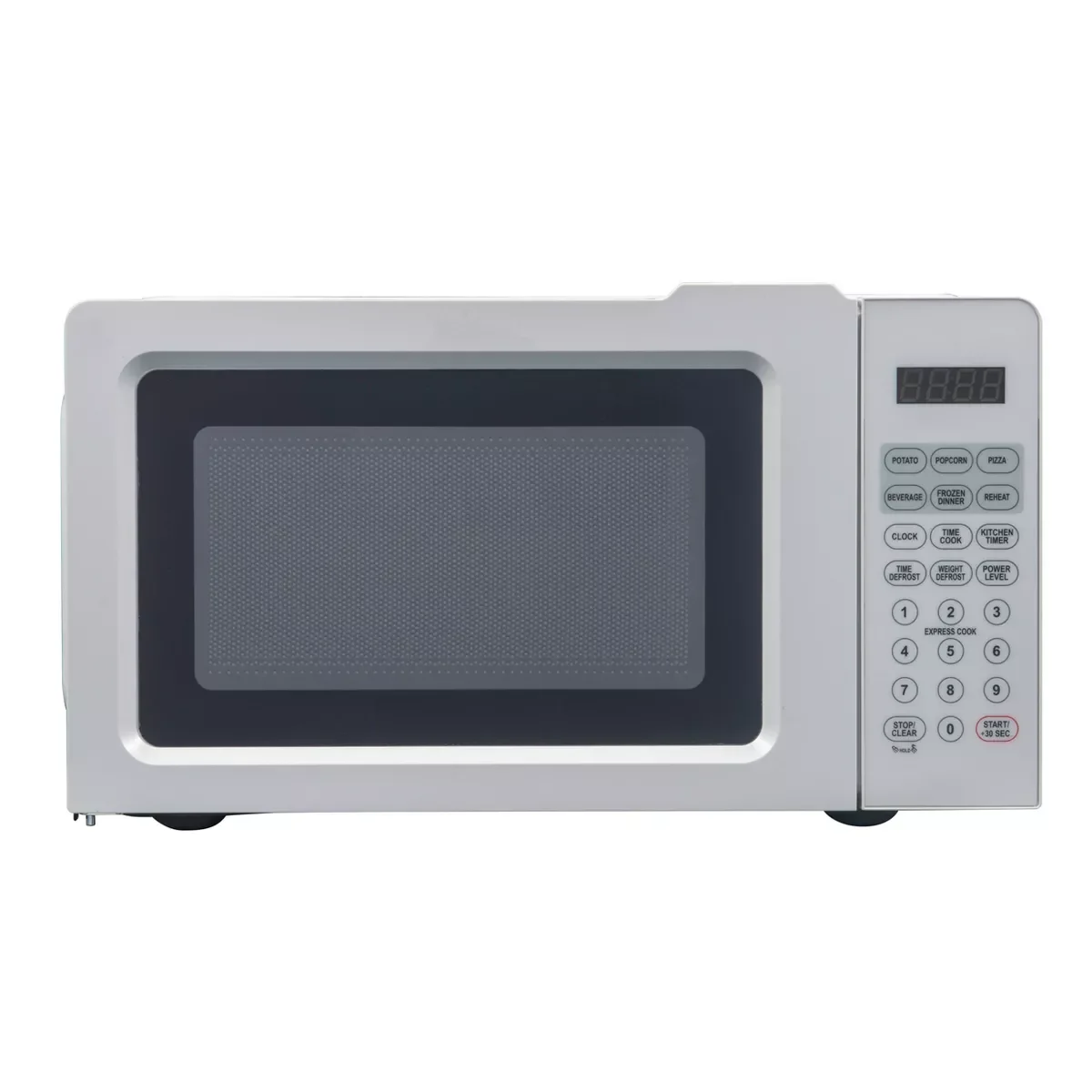 HXM Multifunctional 700 Watt White Countertop Microwave Oven - Easy Cooking, One Touch Operation for Your Diverse Needs