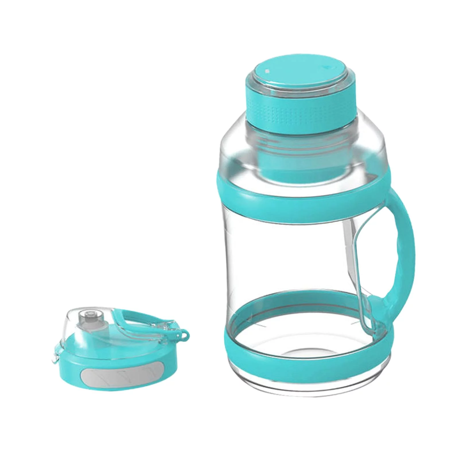 Fresh Juice Blender Portable Blender Cup 2L Outdoor Picnic Cordless Office with Handle Sports Pear Fruit Juice Fruits Blender green