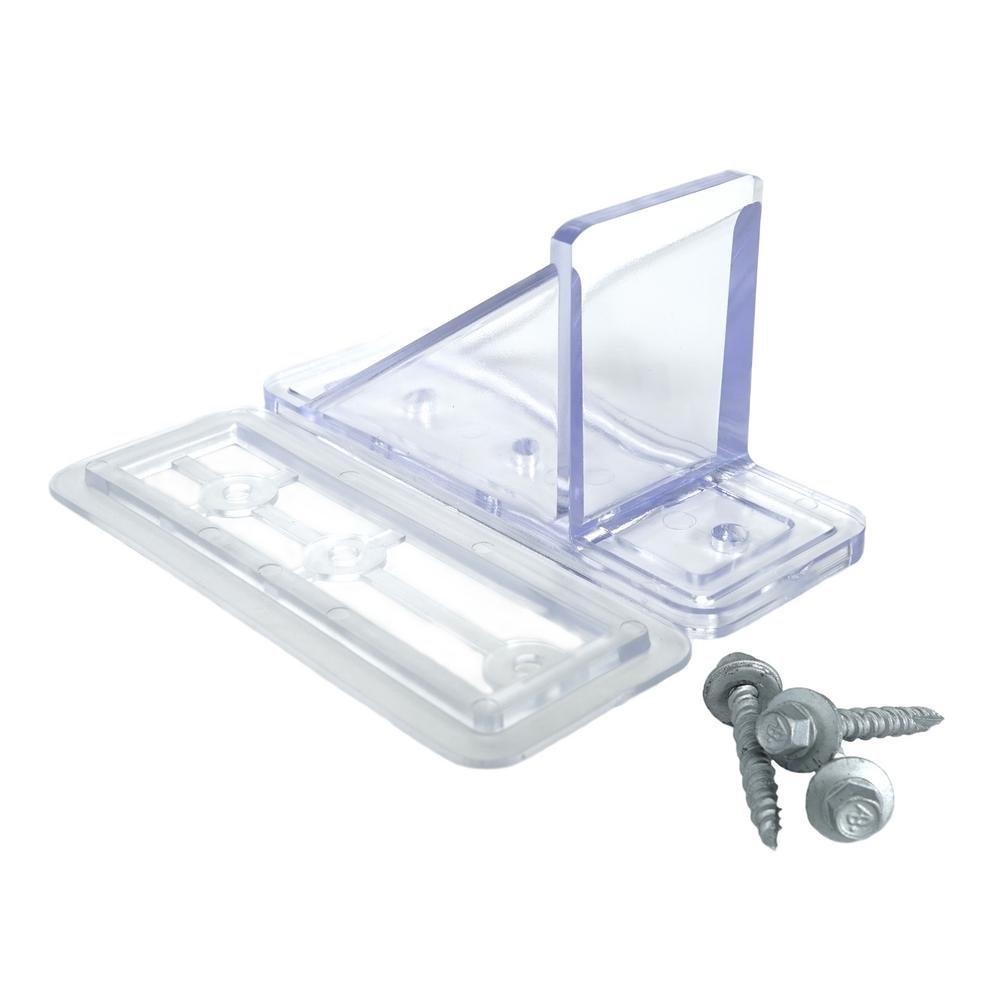 50 QTY Commercial Bulk Pack (Snow Guards, Perfect Seal Gaskets & Screws) - Stop Snow From Sliding Off Your Metal Roof Snow Guard Block Stops Breaks