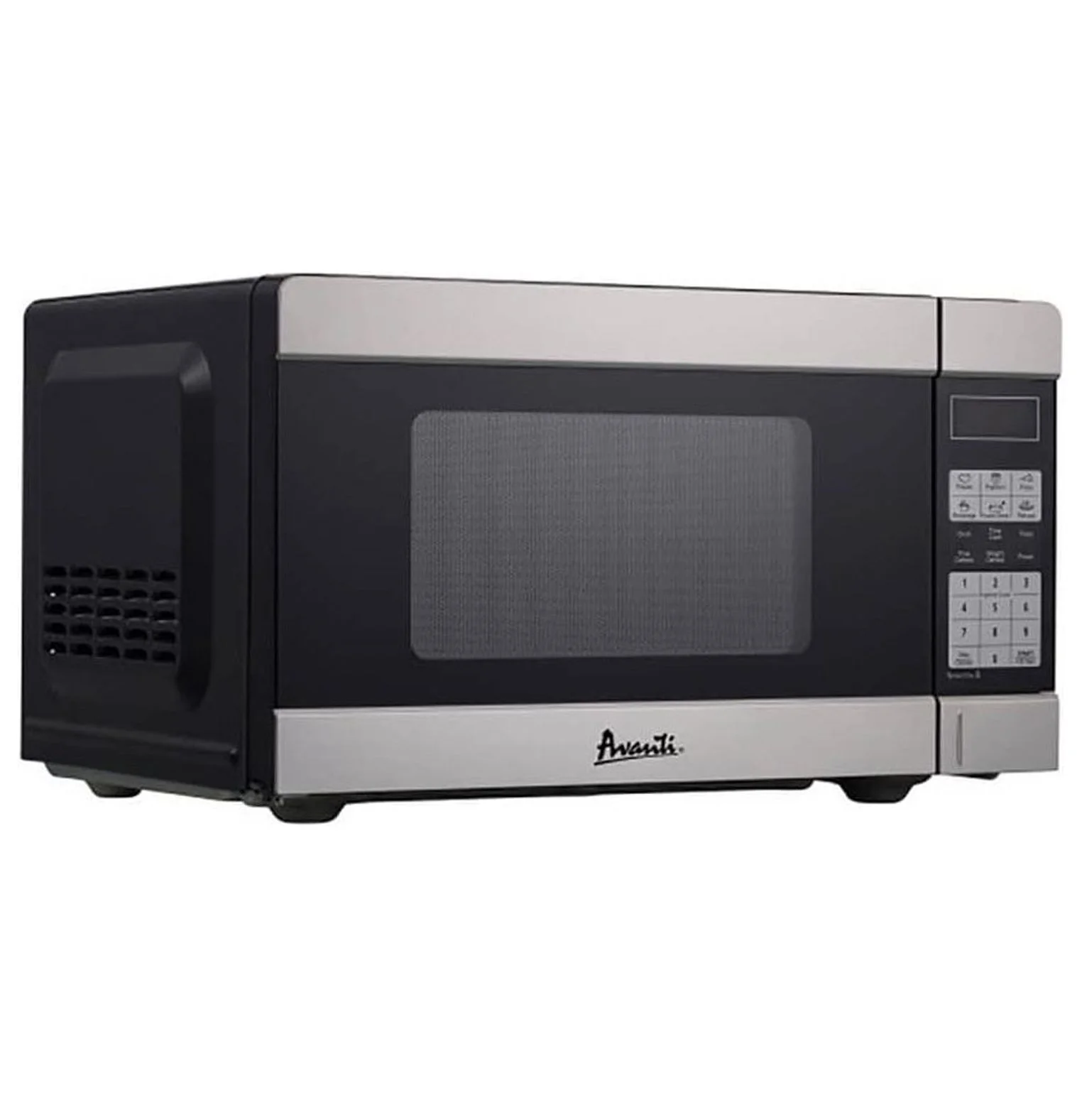 BULYAXIA 0.9 cu. ft. 900 watts Microwave Oven Touch pad, 10 Power Level, Speed defrost setting, Cook/defrost by weight, Digital clock/timer, Child safety lock, in Stainless Steel