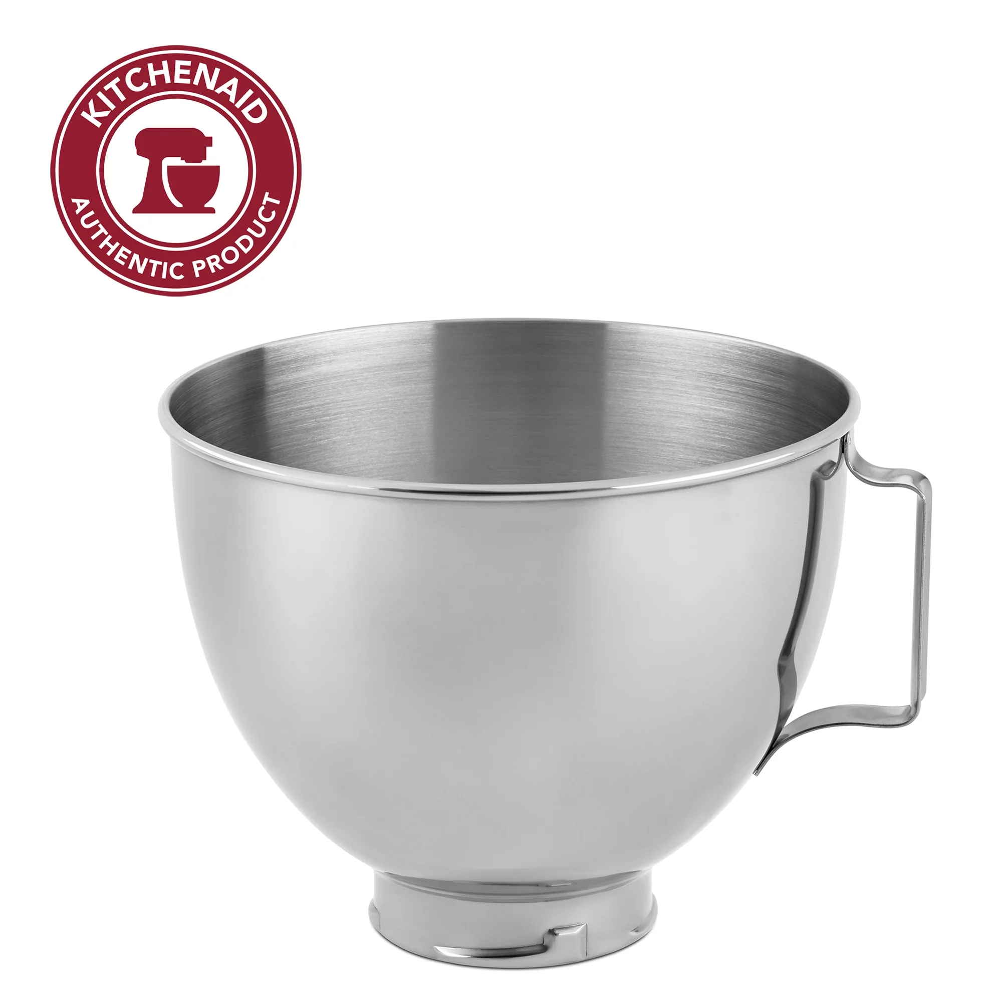 KitchenAid 4.5 Quart Polished Stainless Steel Bowl with Handle - K45SB