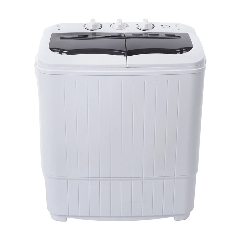 HiMiss Xpb35-zk35 14.3lb Washing Machine Built-in Drain Pump Semi-automatic 110v High Power Laundry Bucket