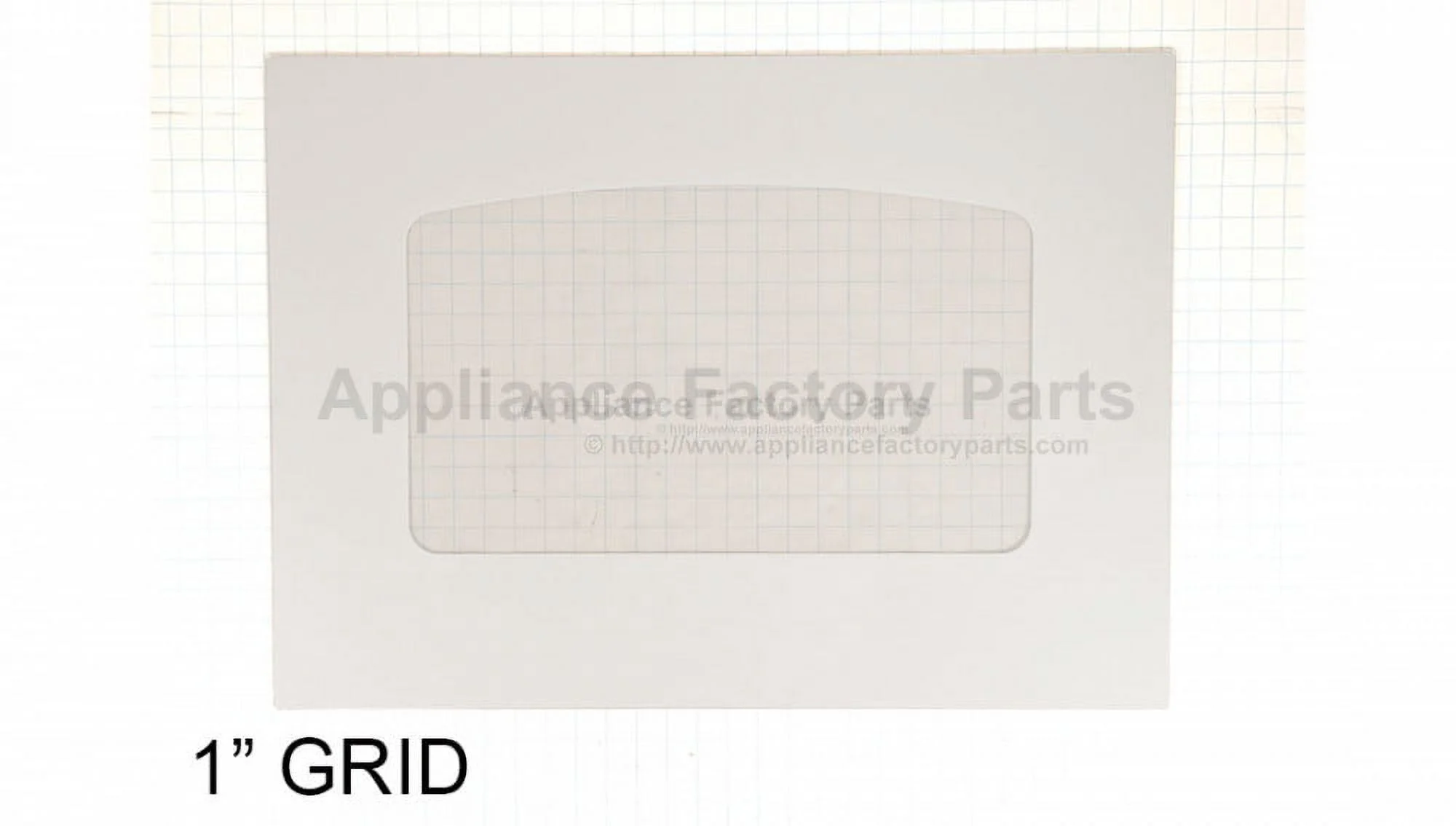 General Electric RANGE OVEN DOOR GLASS WHITE WB56T10187