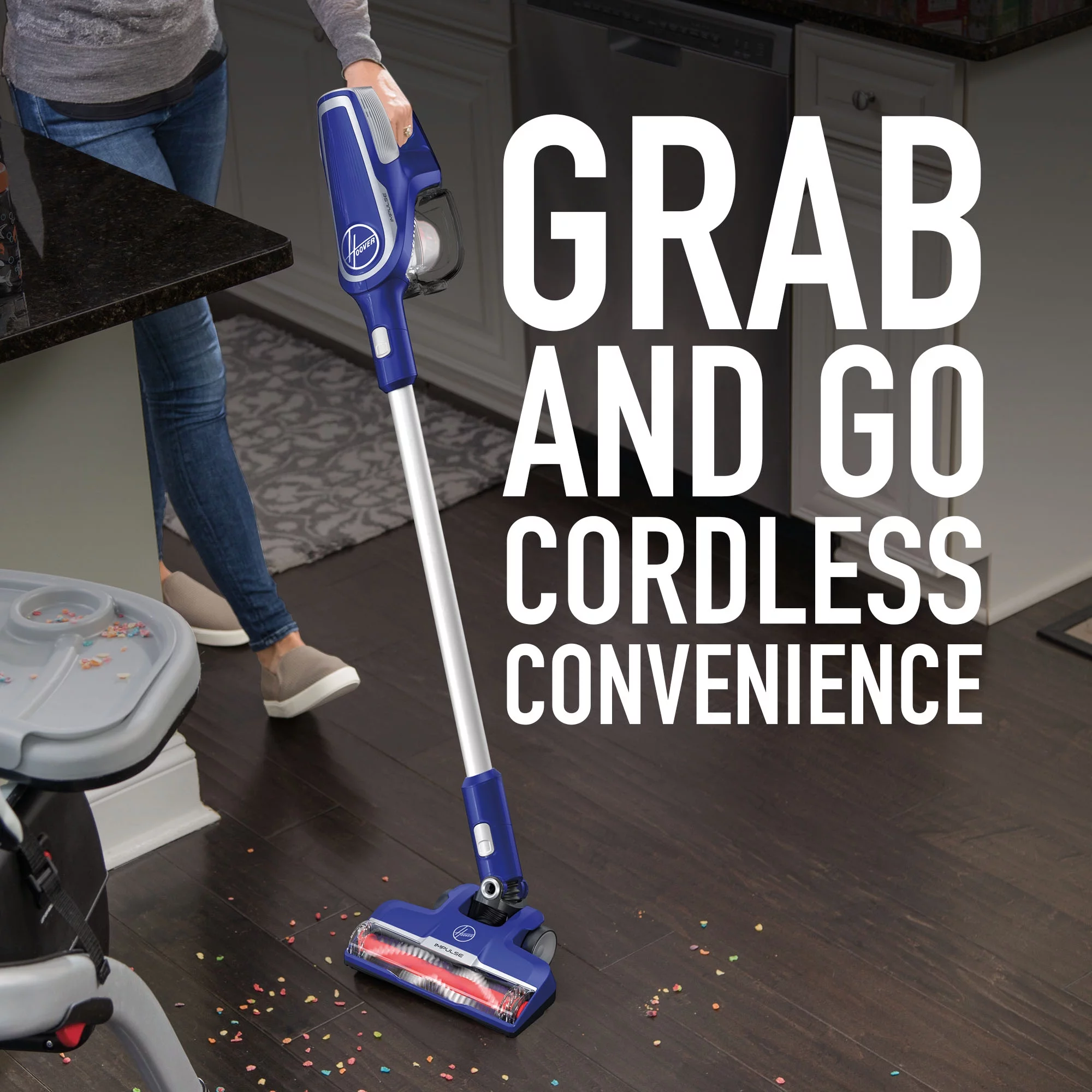 Hoover IMPULSE Pet Cordless Stick Vacuum Cleaner, BH53020