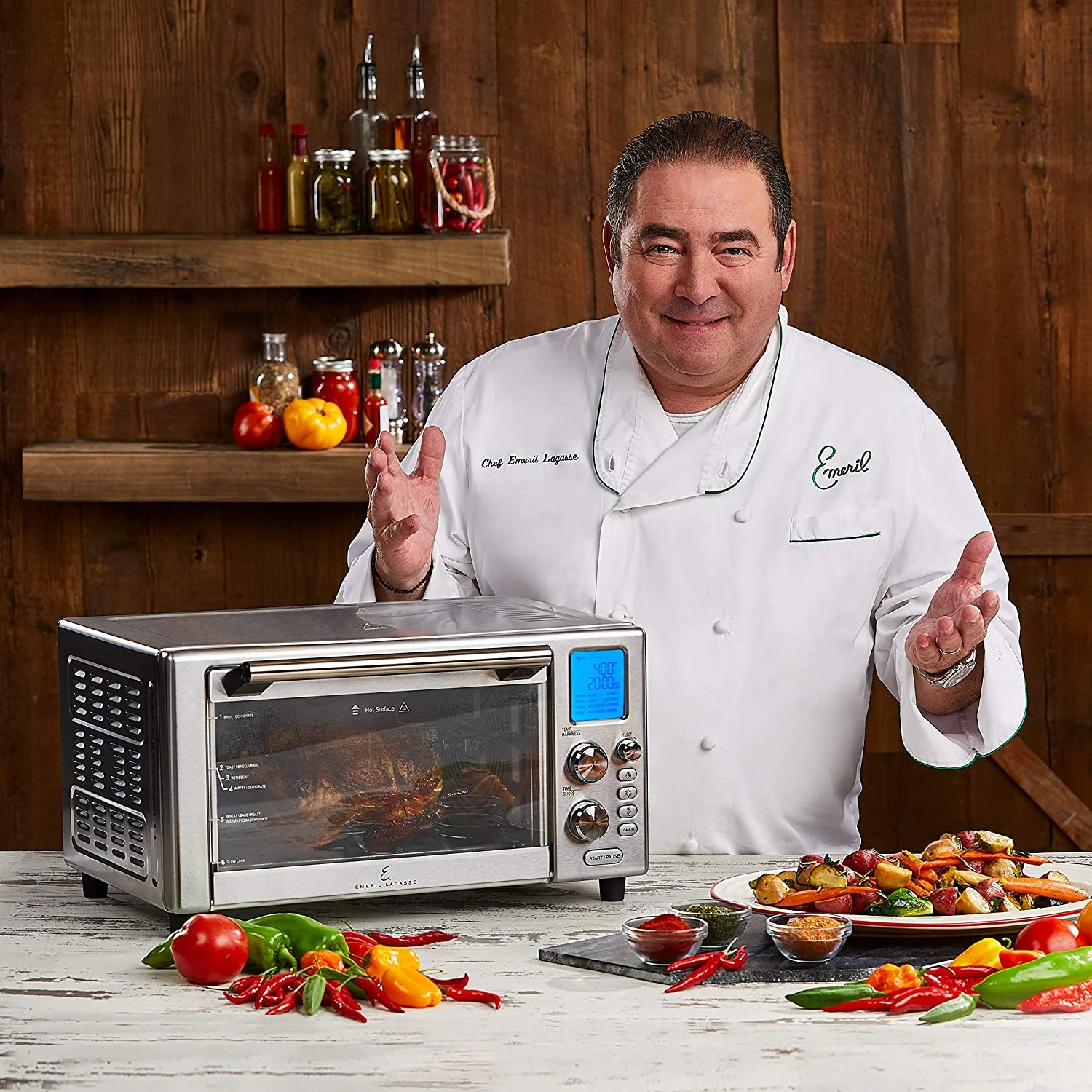 Emeril Lagasse 360 Power Air Fryer in Silver