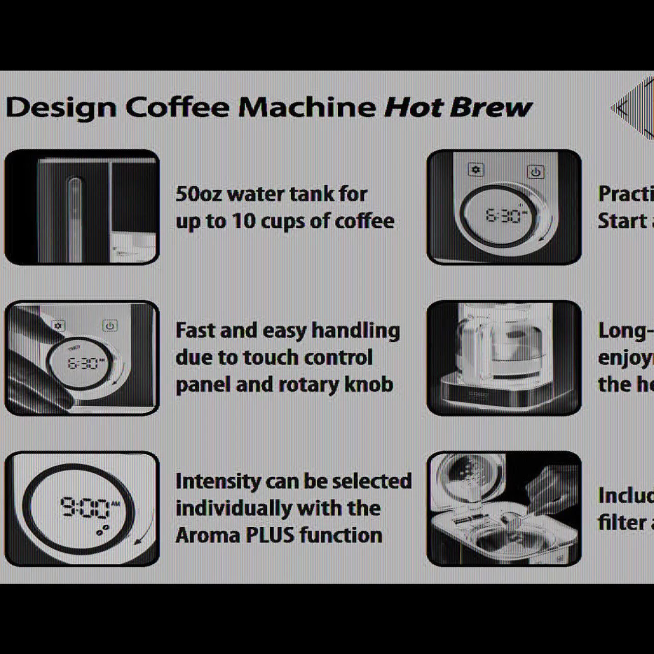 Caso Design Hot Brew 10 Cup Coffee Maker