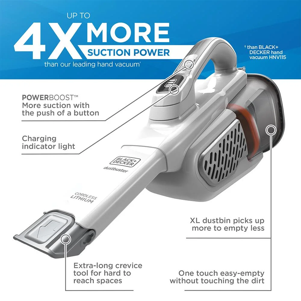 Black And Decker 12V Cordless Handheld Vacuum