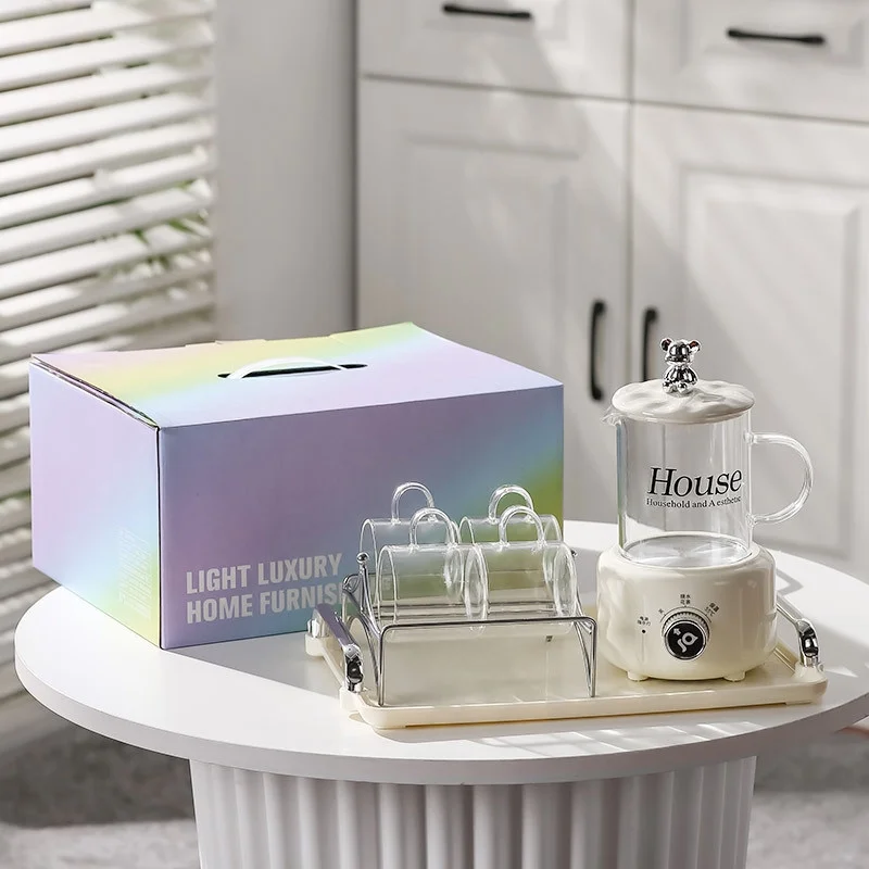 Health Pot Set Kettle Glass Mini Electric Stew Cup Multifunctional Tea Maker Kettle
