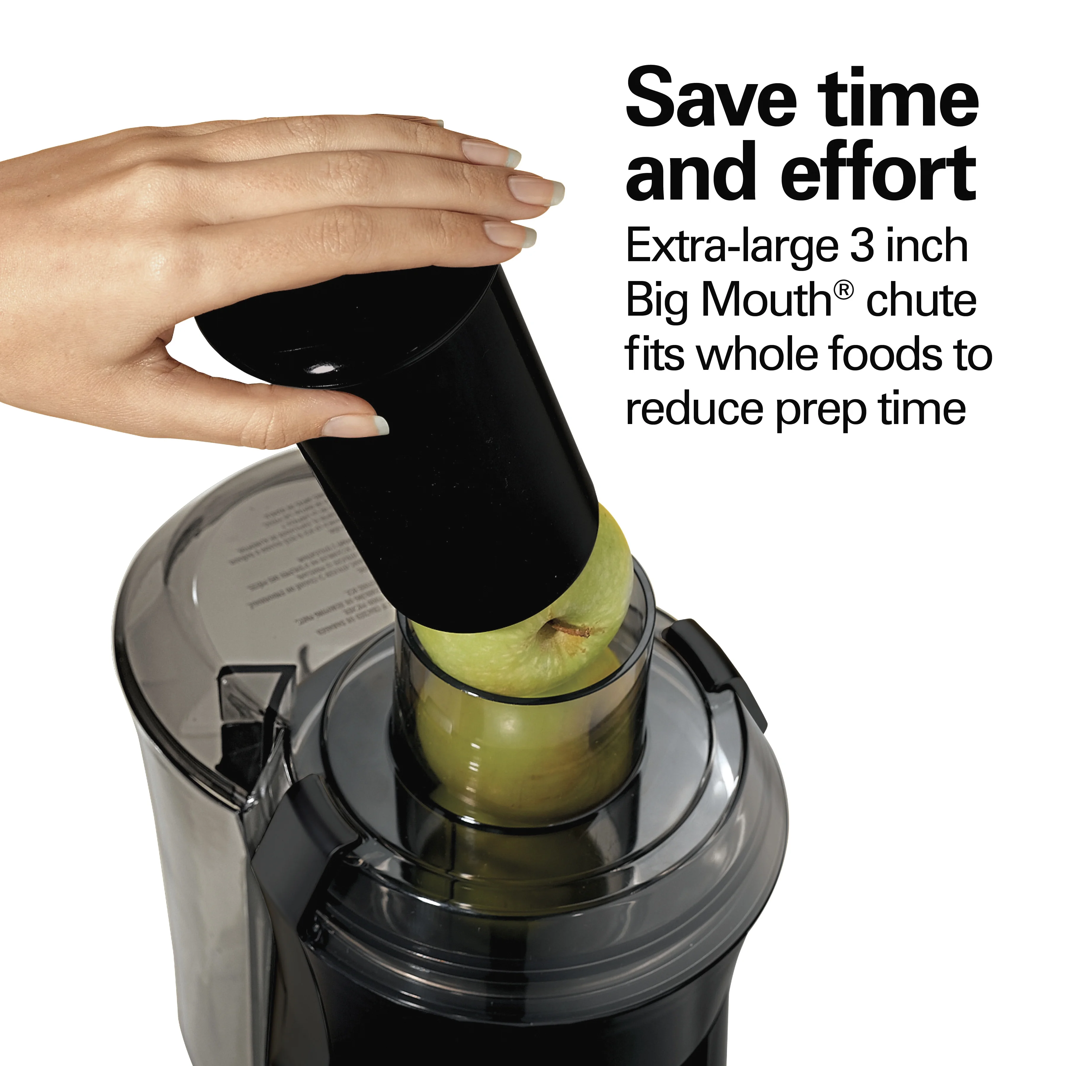 Hamilton Beach Big Mouth Pro Juice Extractor, 800W, Fits Whole Foods, Stainless Steel, 67608