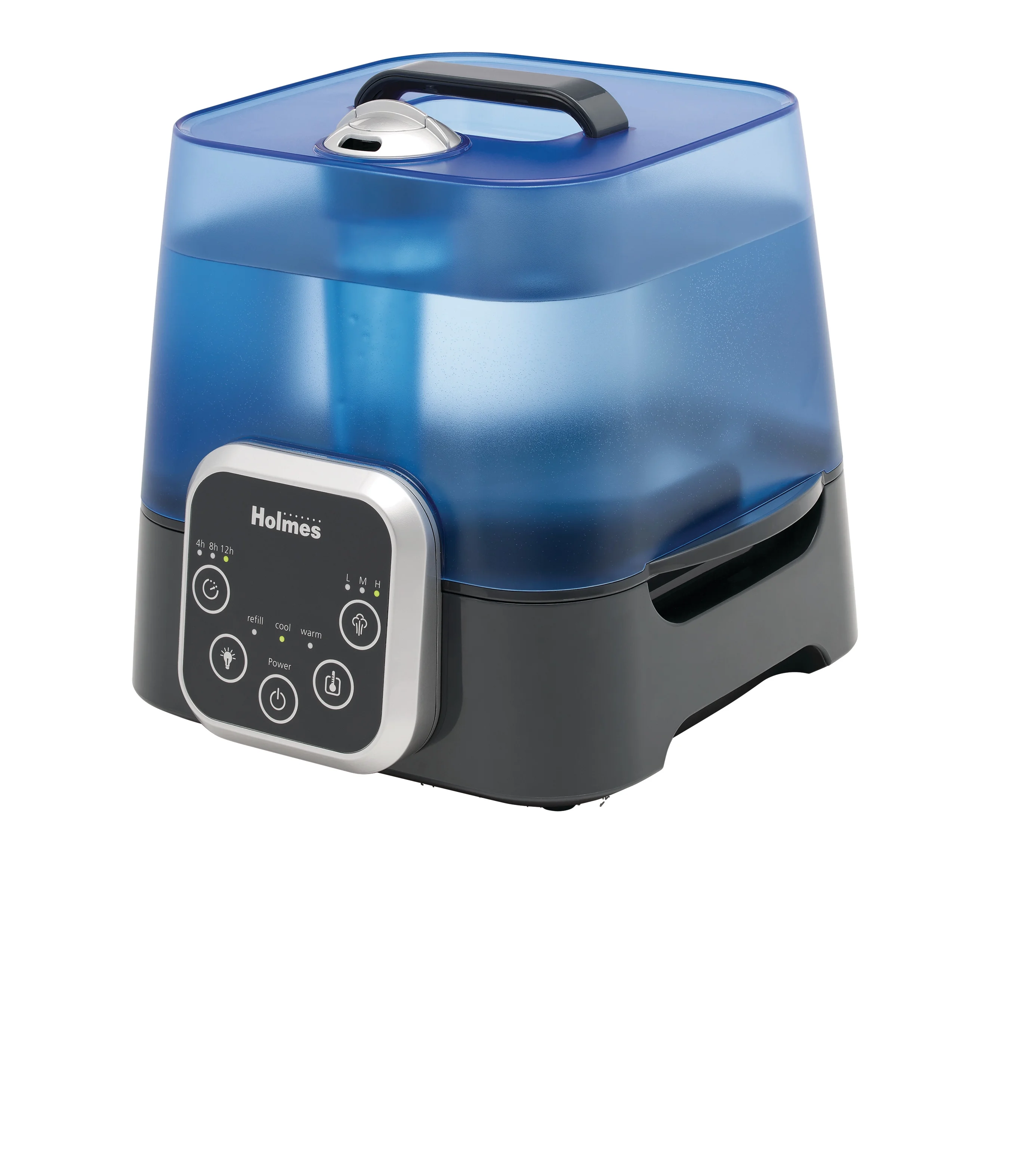 Holmes? Ultrasonic Cool and Warm Mist Humidifier, 2.0 Gallon Ultrasonic Humidifier with Adjustable Mist and Easy Grip Handle