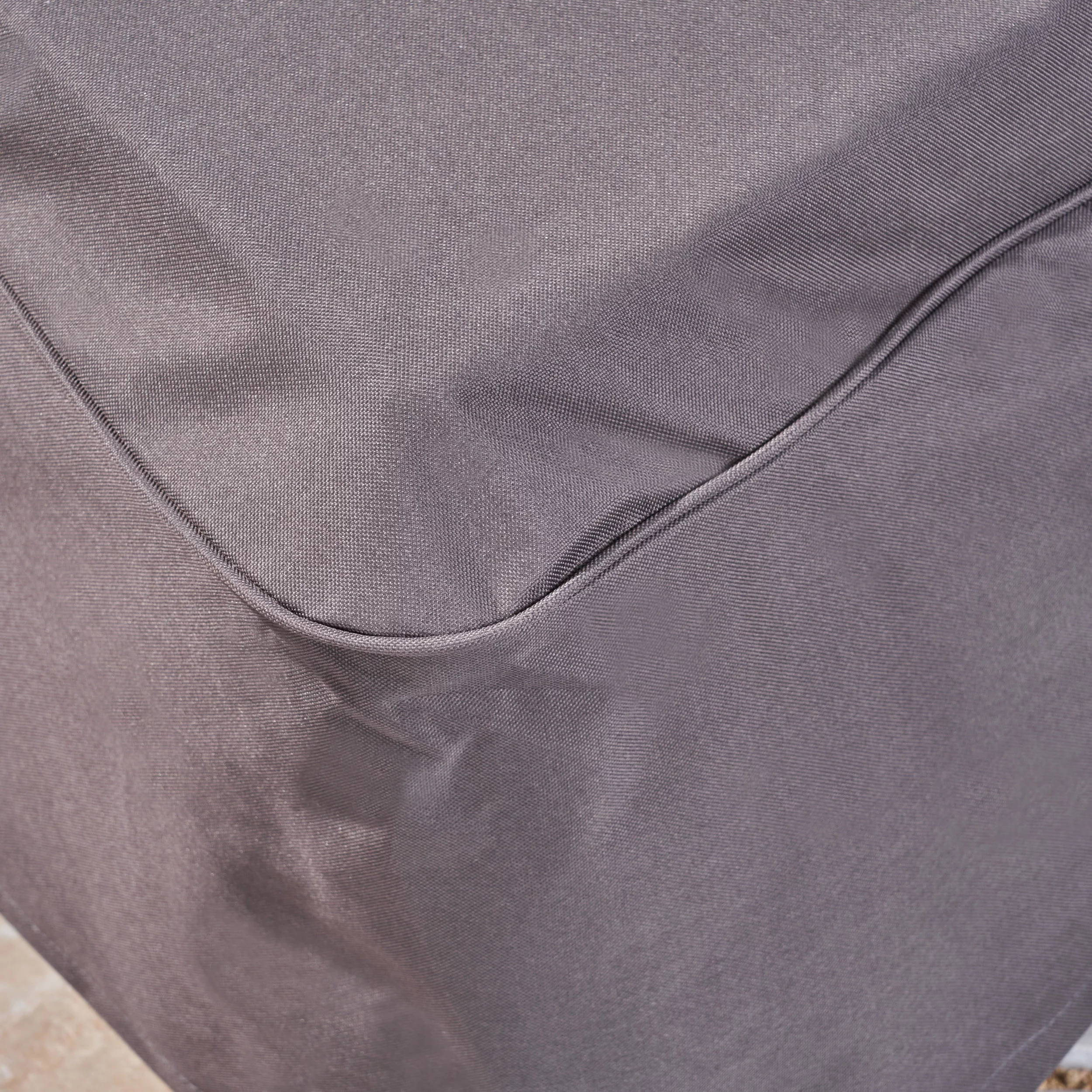 Blaine Outdoor Chaise Lounge Cover, Set of 2, Gray