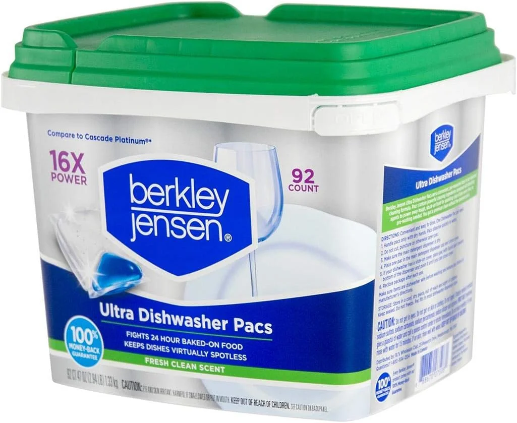 Berkley Jensen Ultra Dishwasher Pacs, 92 ct.