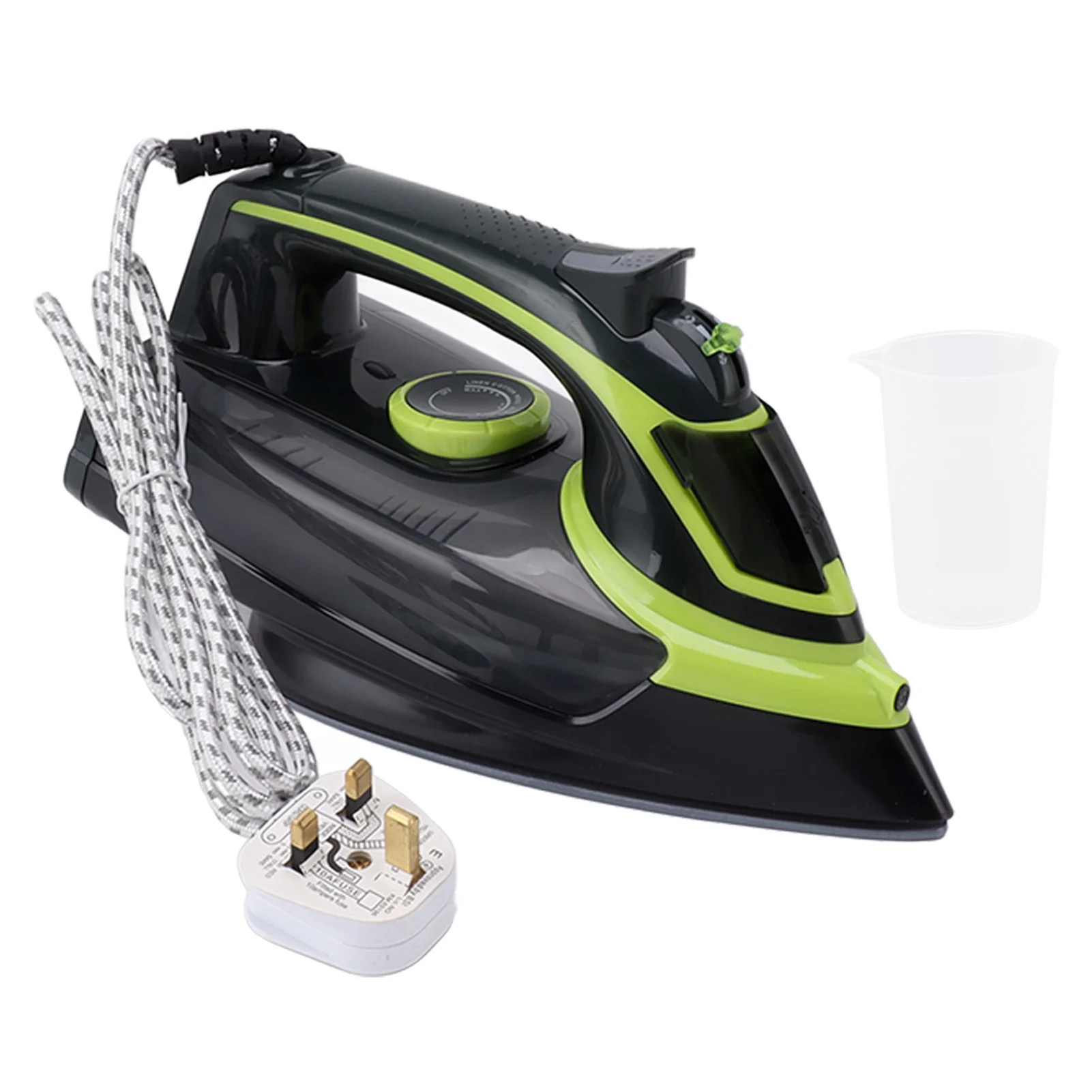2400W Home Steam Iron Handheld Steam Iron with Water Tank Wet and Dry Iron Machine UK Plug 220V