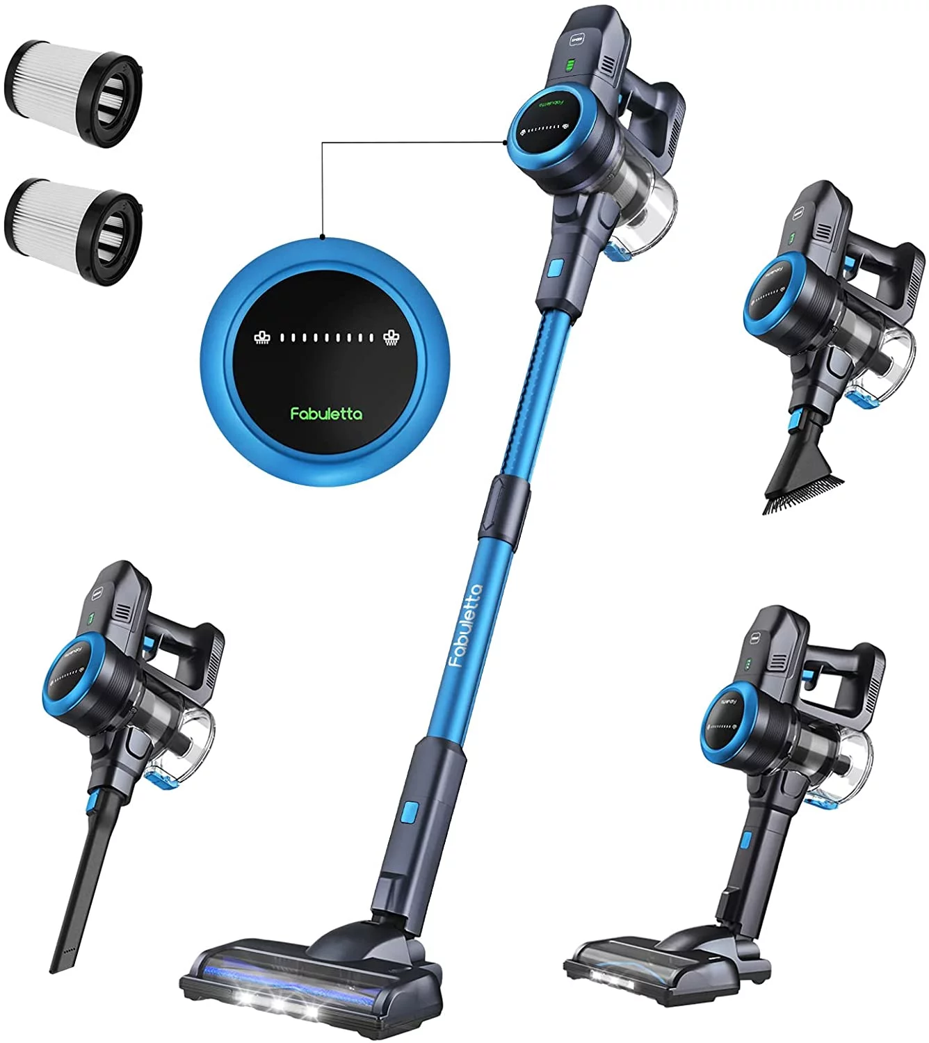 Fabuletta Power Pack for FSV001 Stick Cordless Vacuum Cleaner, 2200 Rechargeable & Detachable