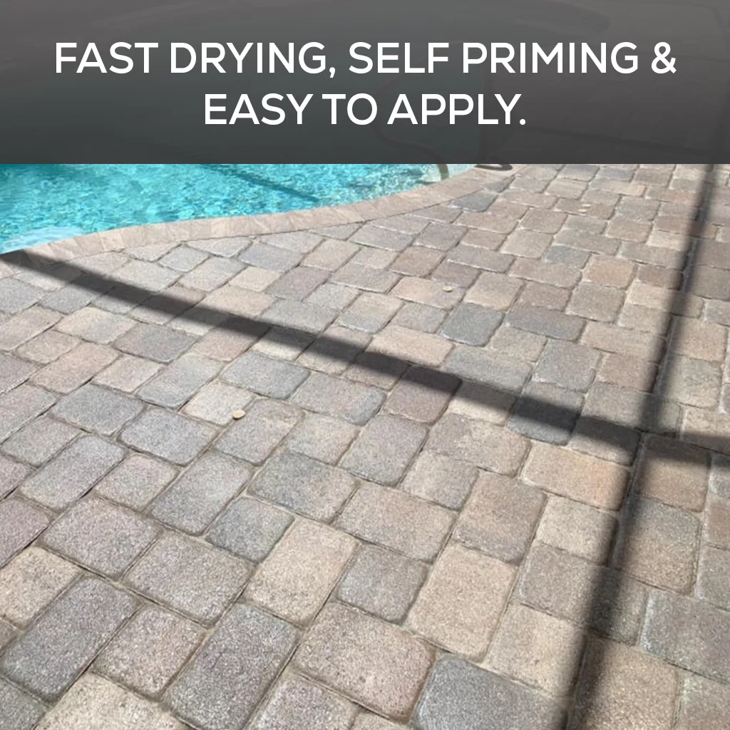 1 Gal. DOMINATOR SG+ Clear Acrylic Sealer | High Gloss Paver Sealer | Wet Look, Color Enhancing | Professional Grade | Concrete Pavers and Decorative Concrete | Fast Dry | Driveway, Patio and Walkways