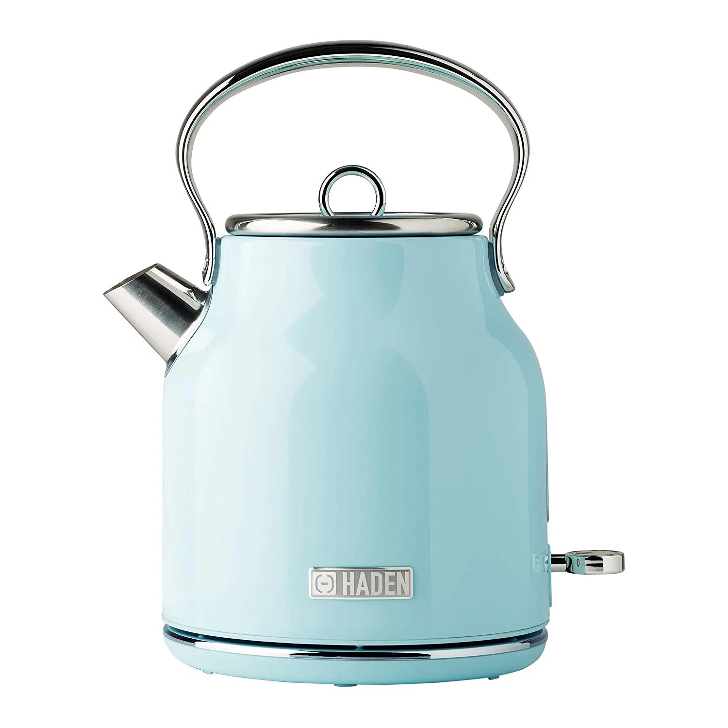 Haden Heritage 1.7 Liter Stainless Steel Kettle with Toaster, Turquoise